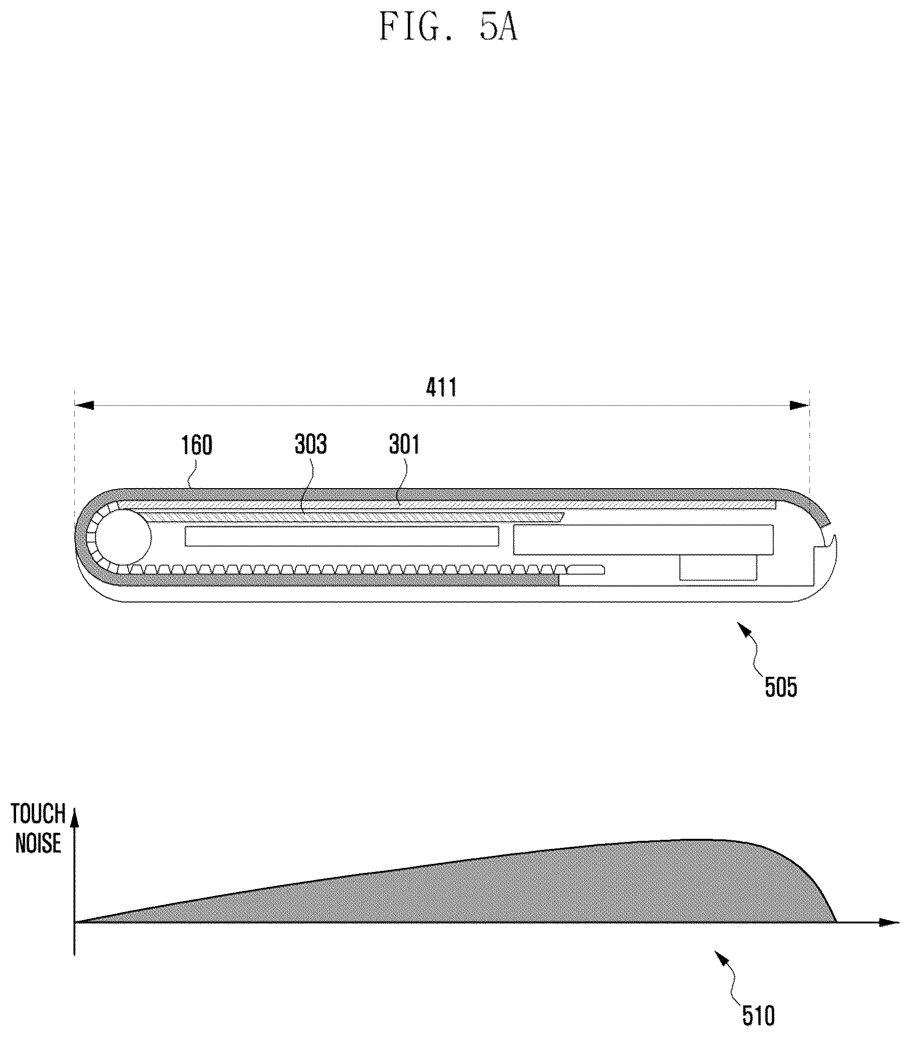 Patent US12619281 Figure 8 – Slidable electronic apparatus having digitizer separation structure, and method of configuring touch filter for slidable electronic apparatus