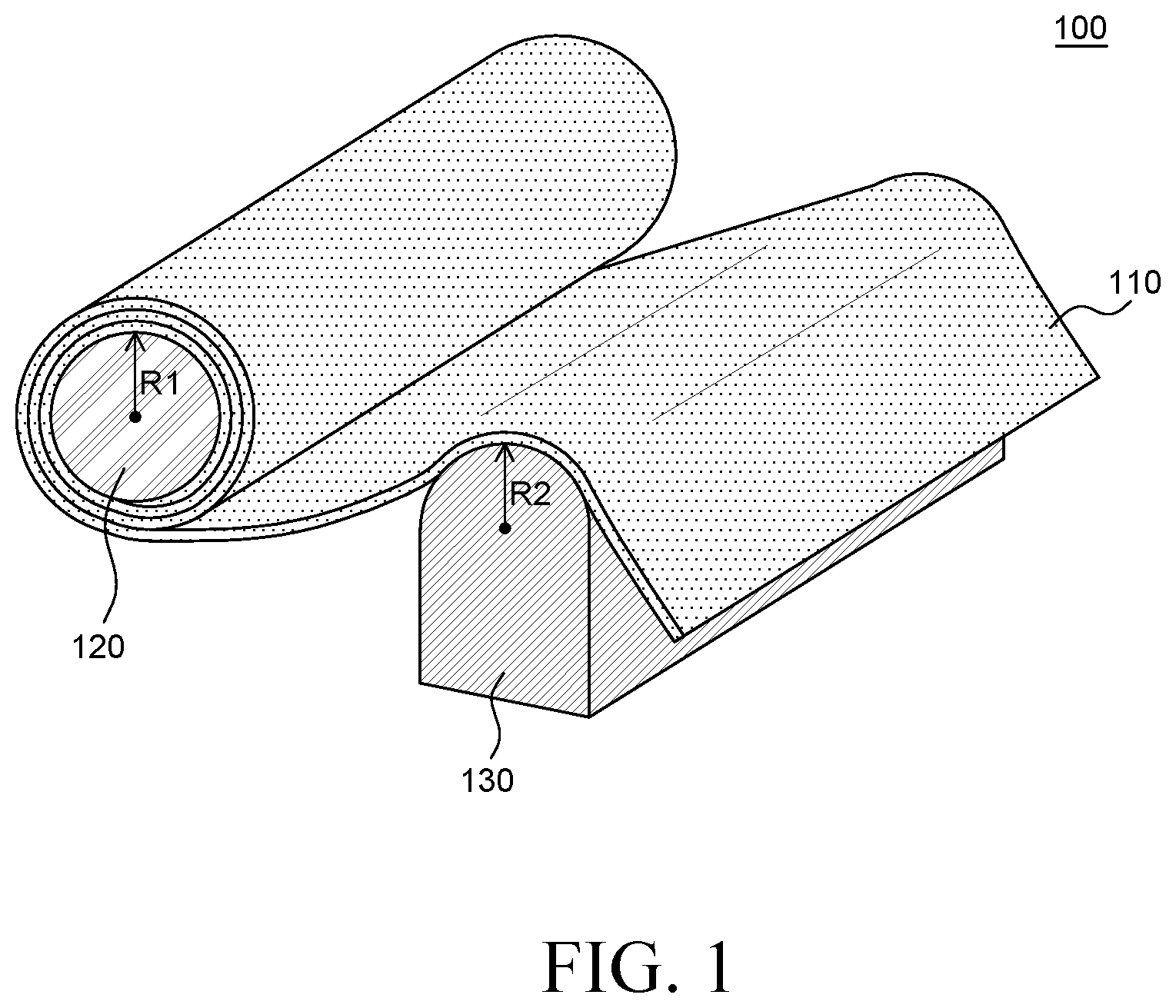 Patent US12619282 — Rollable display apparatus — Figure 1