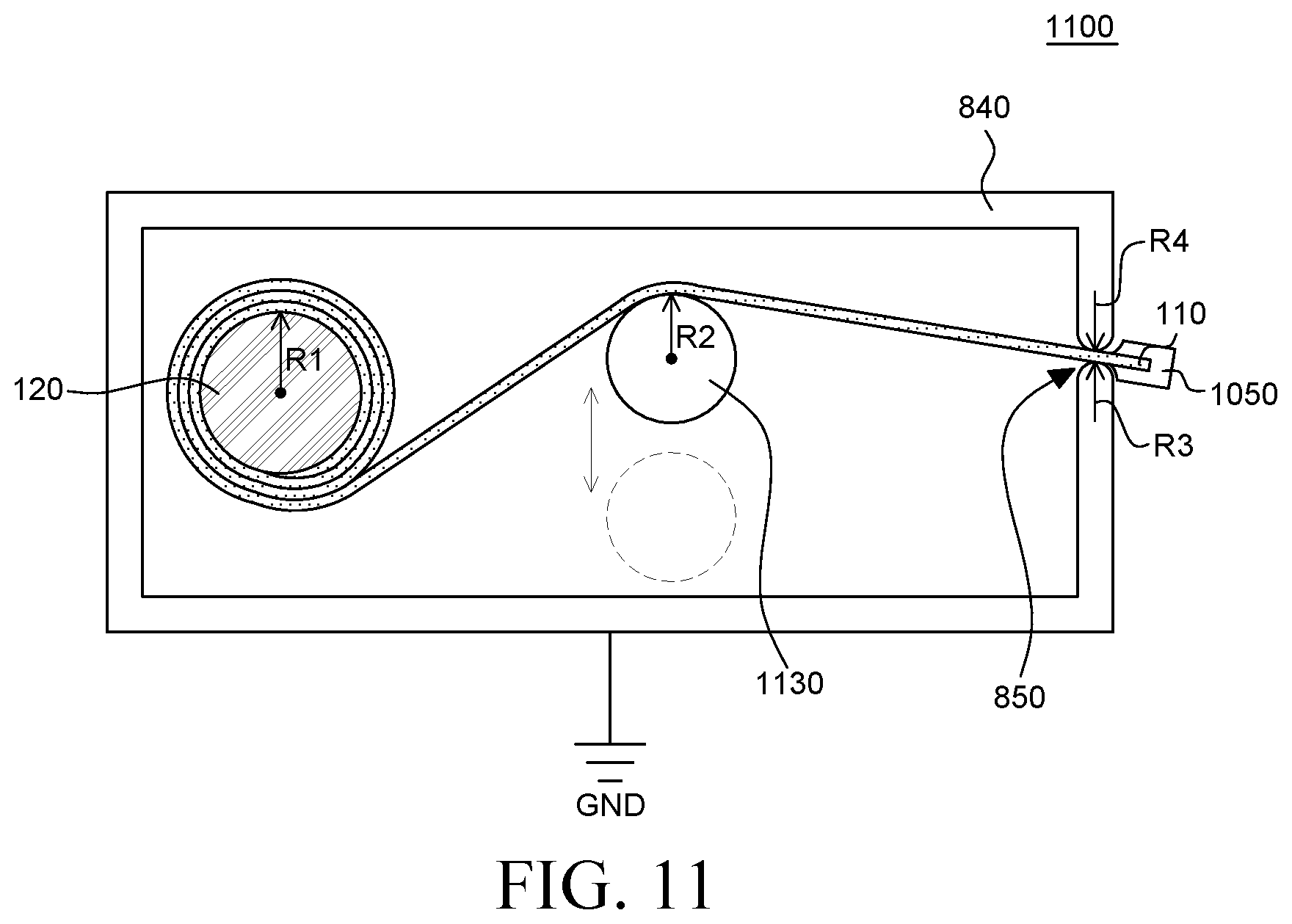 Patent US12619282 Figure 7 – Rollable display apparatus