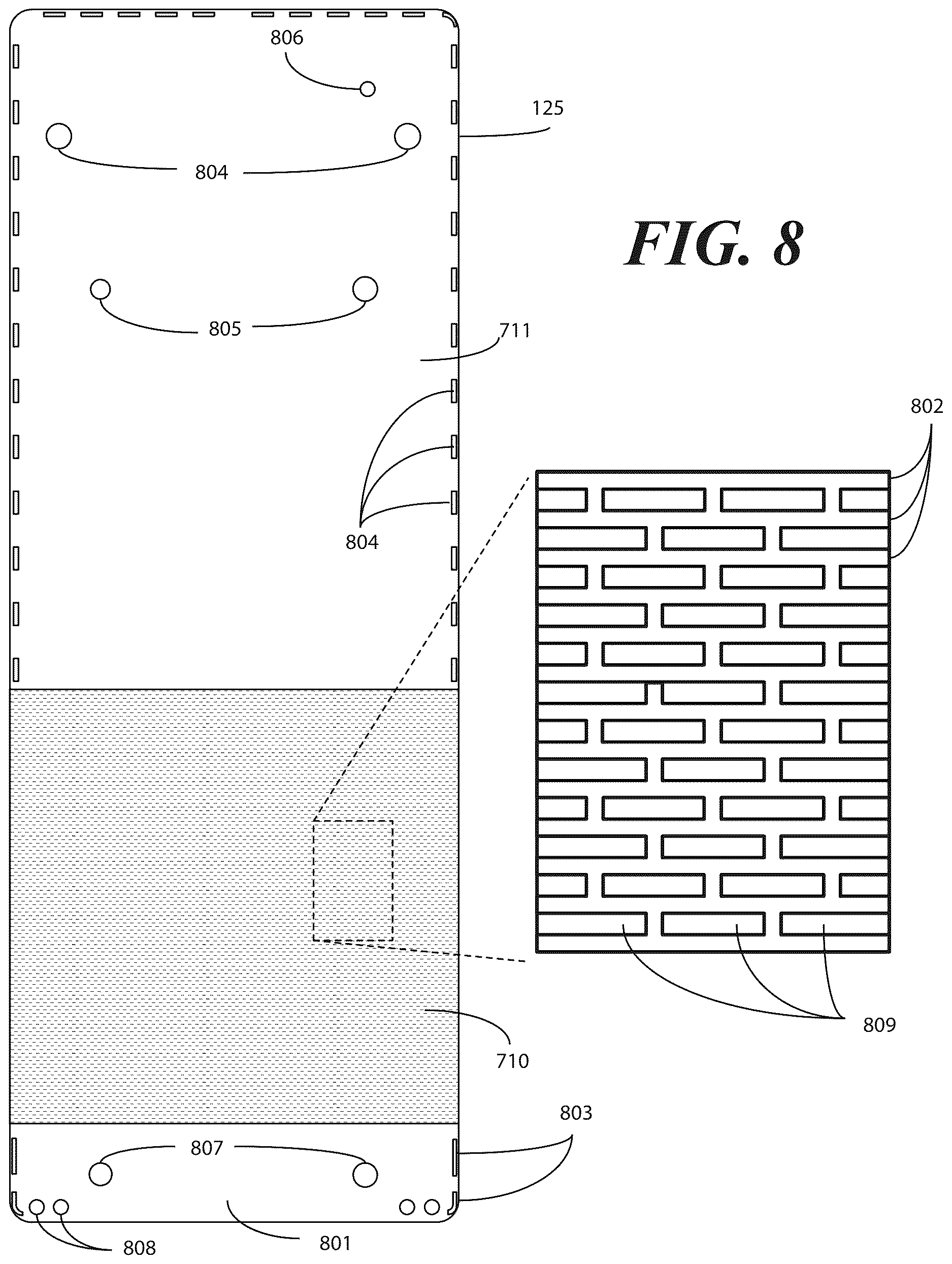 Patent US12619283 Figure 6 – Electronic devices with translating flexible display and corresponding methods
