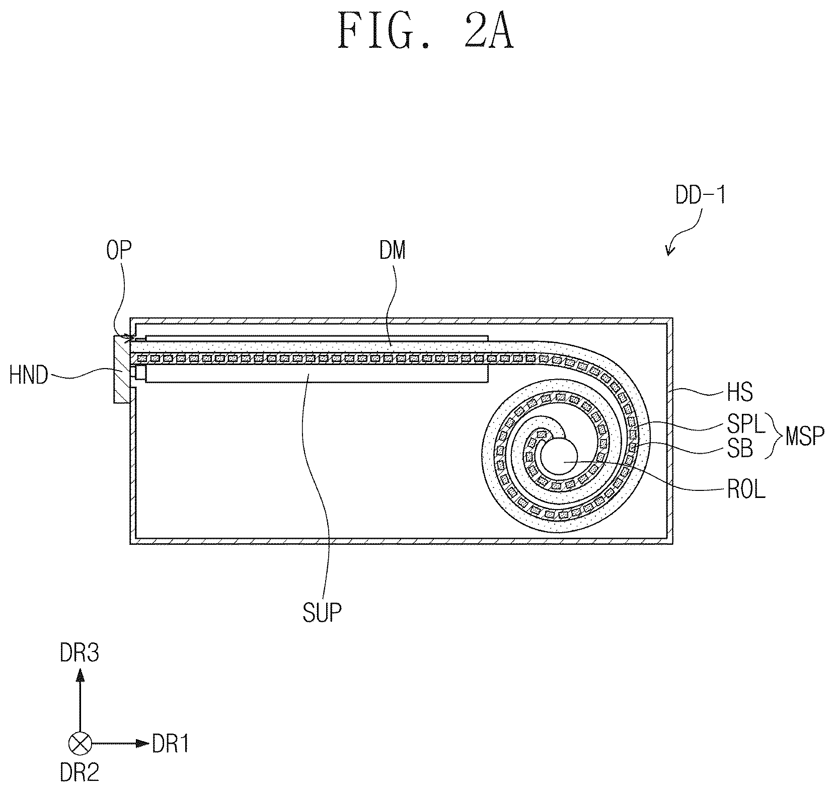 Patent US12619284 Figure 2 – Display support structure and display device having the same