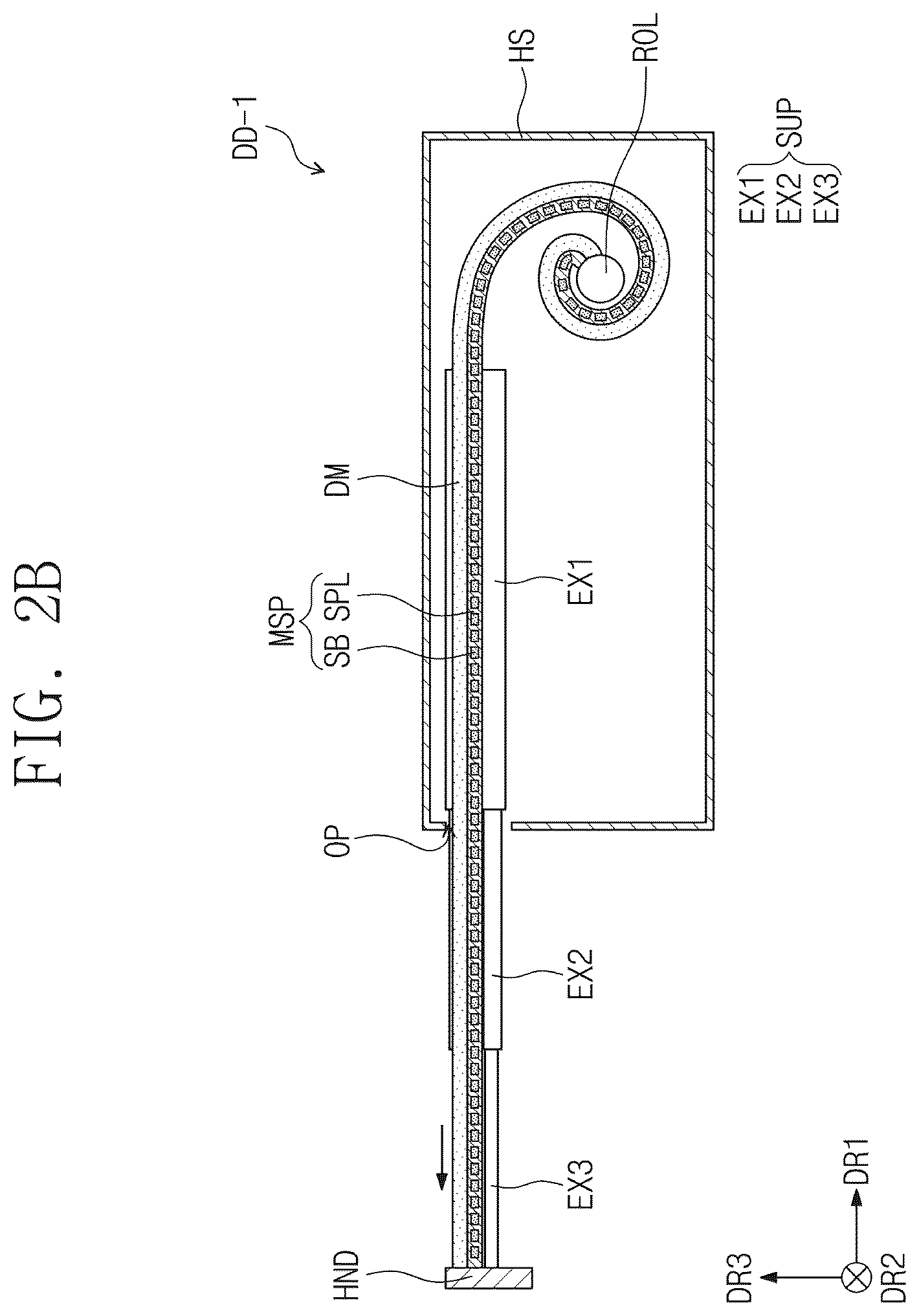Patent US12619284 Figure 3 – Display support structure and display device having the same