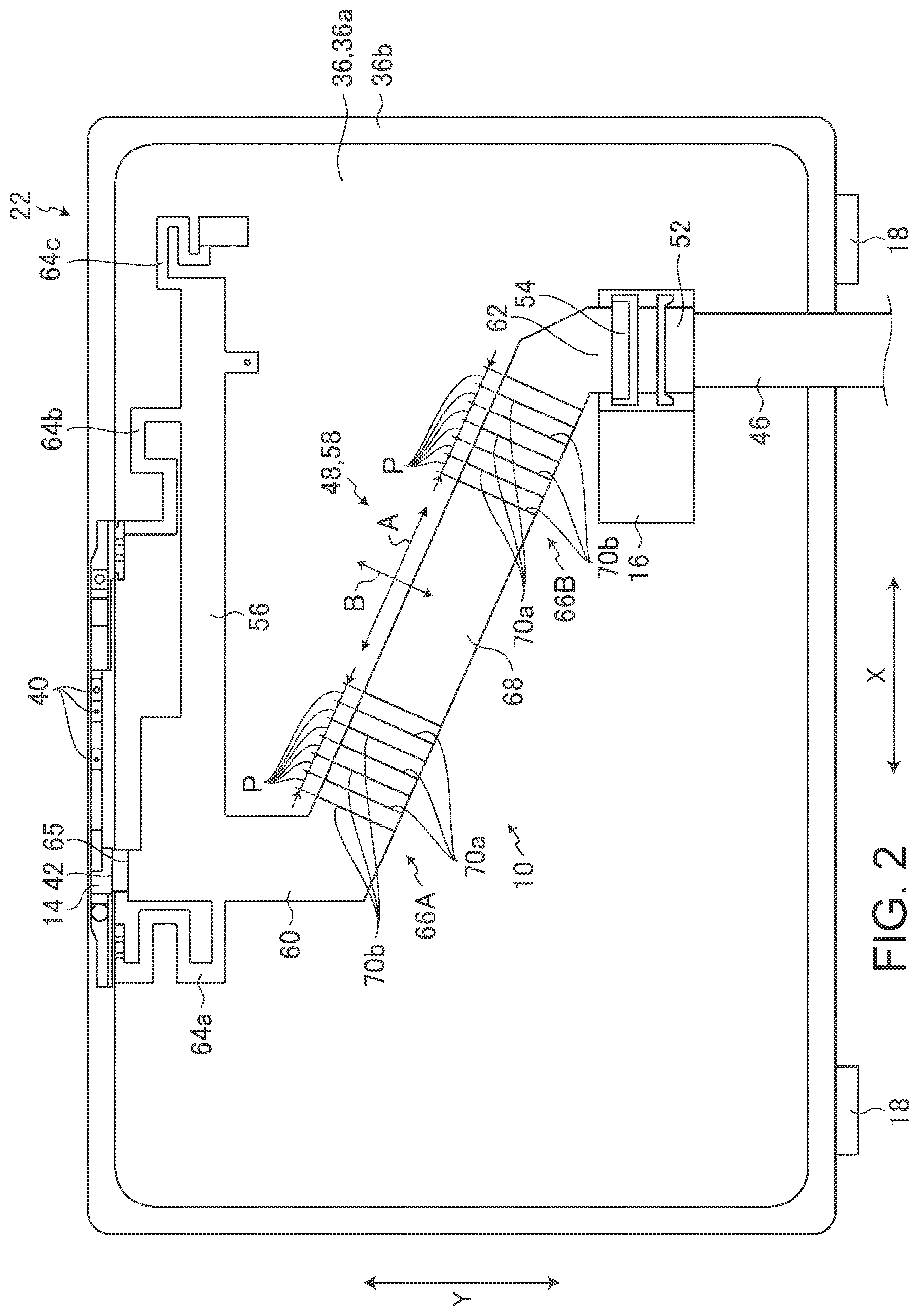 Patent US12619287 Figure 2 – Connection structure and electronic apparatus