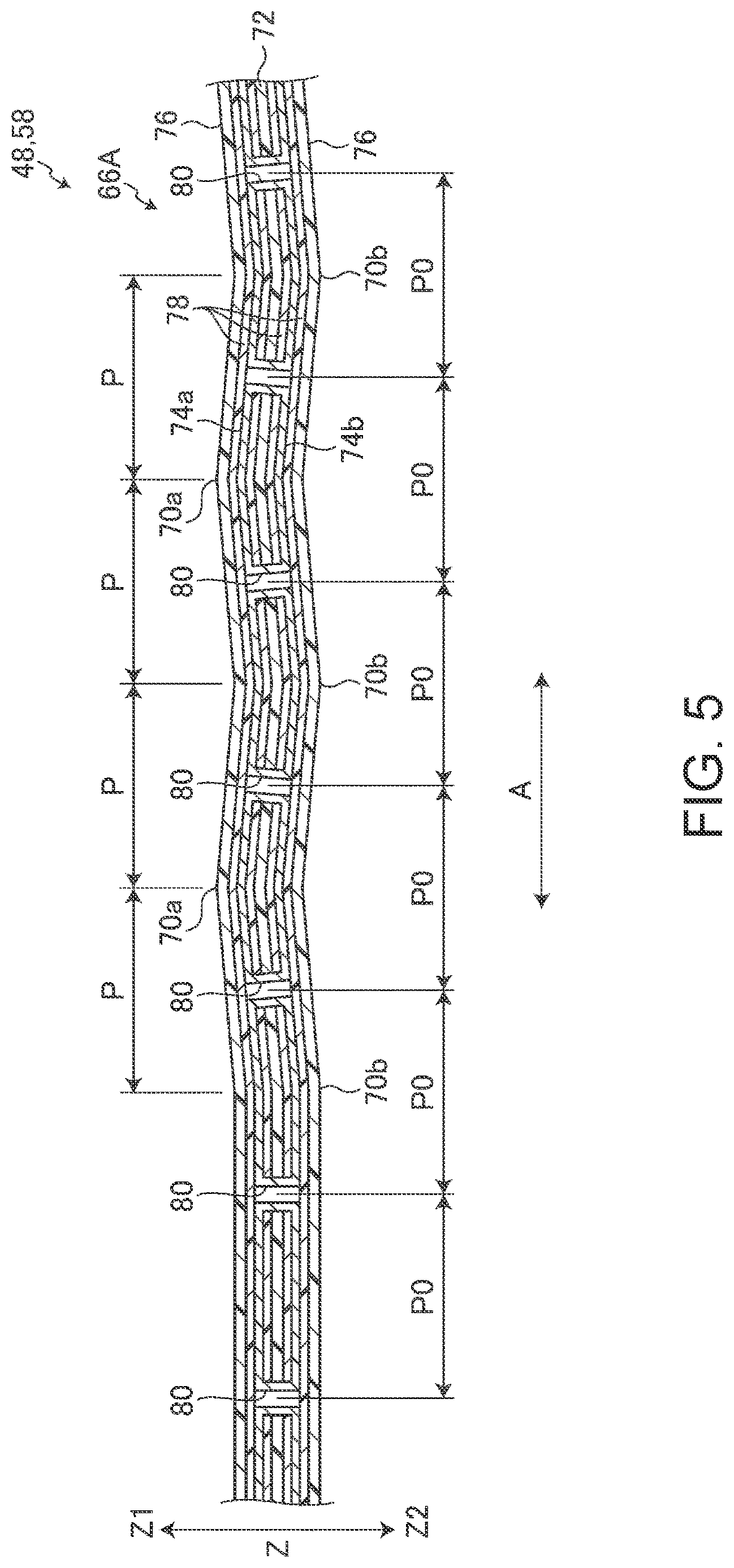 Patent US12619287 Figure 5 – Connection structure and electronic apparatus