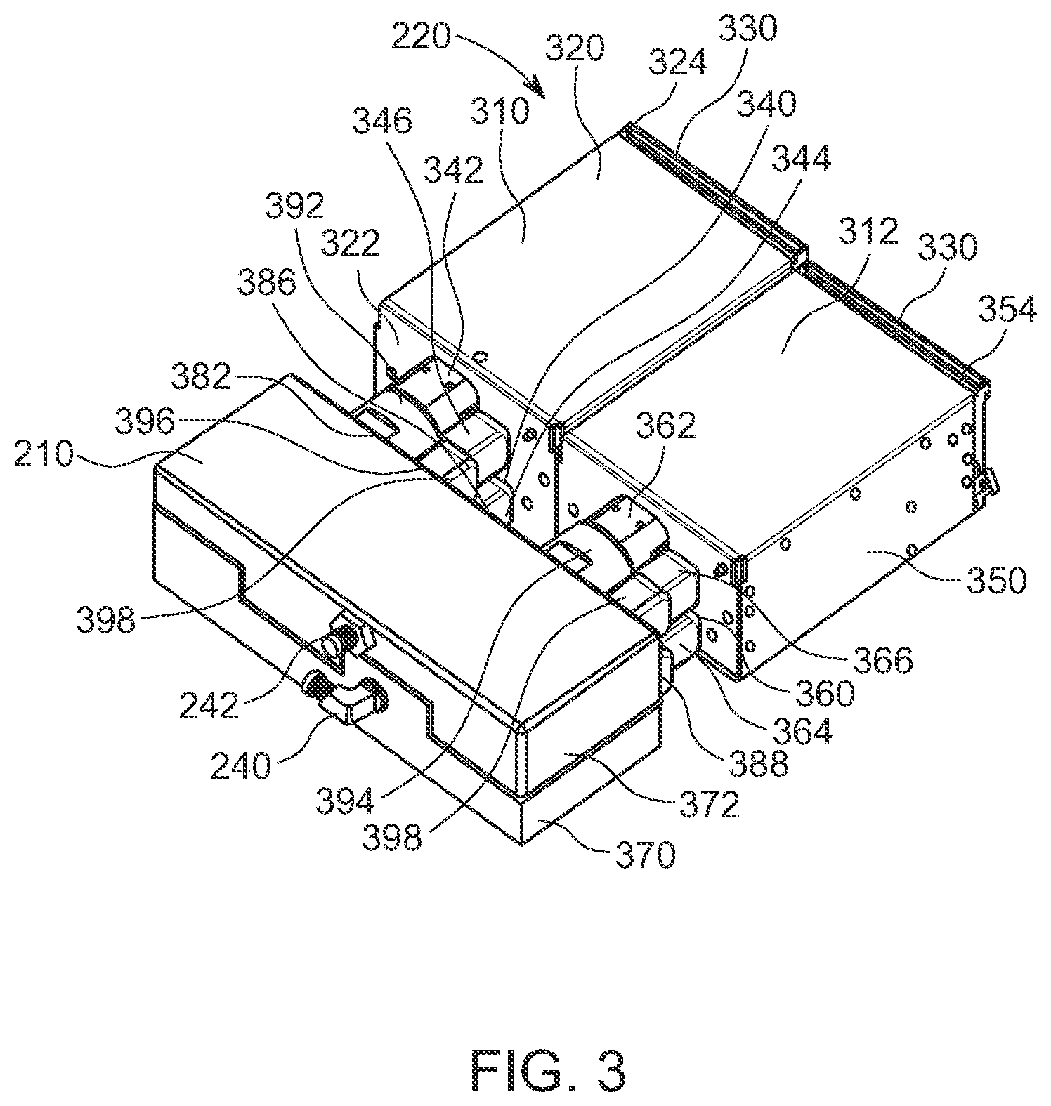Patent US12619291 Figure 3 – Hot plug redundant pump with electronically controlled valve