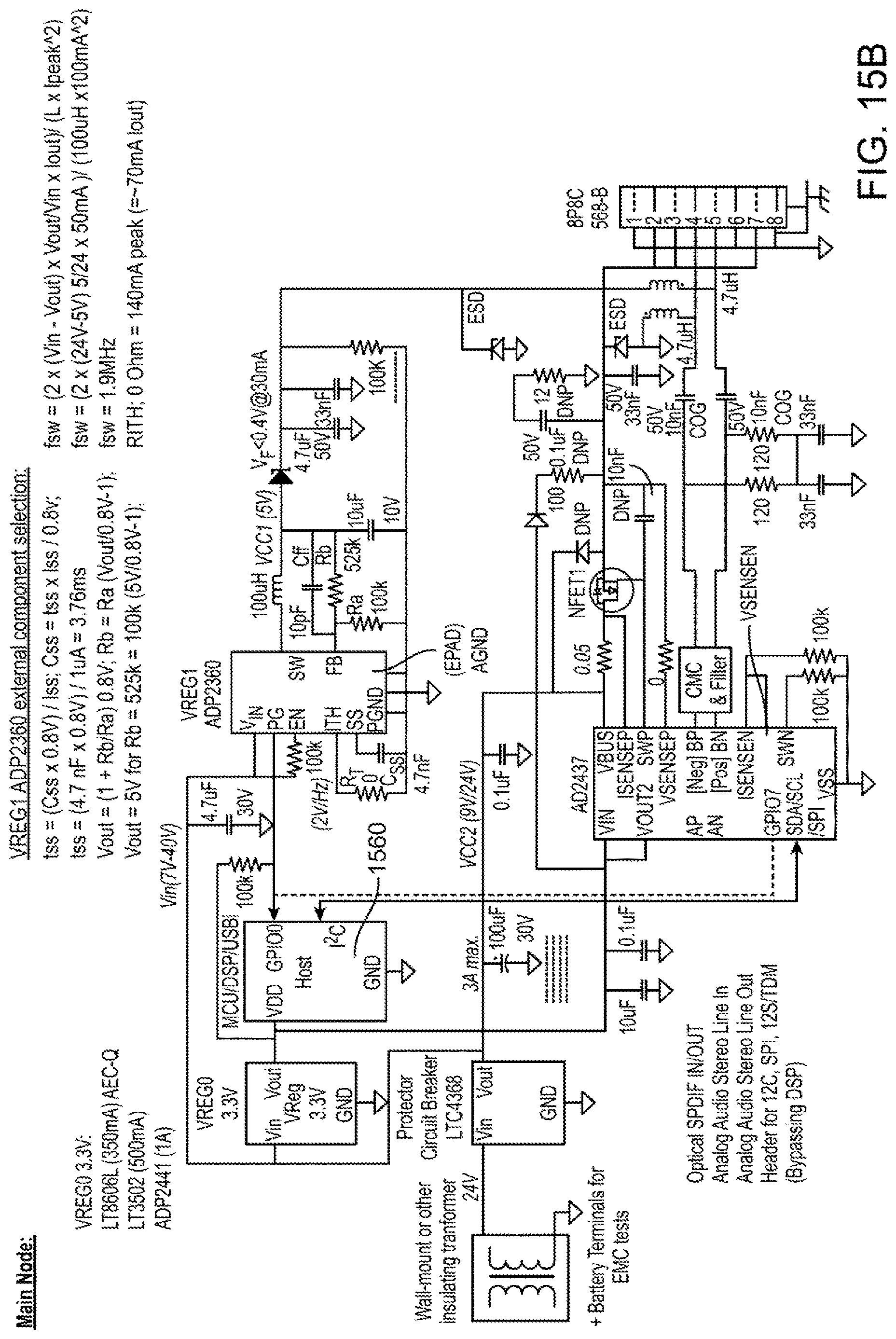 Patent US12619292 Figure 16 – Synchronous audio communication and bus power over multi-pair cables and connectors