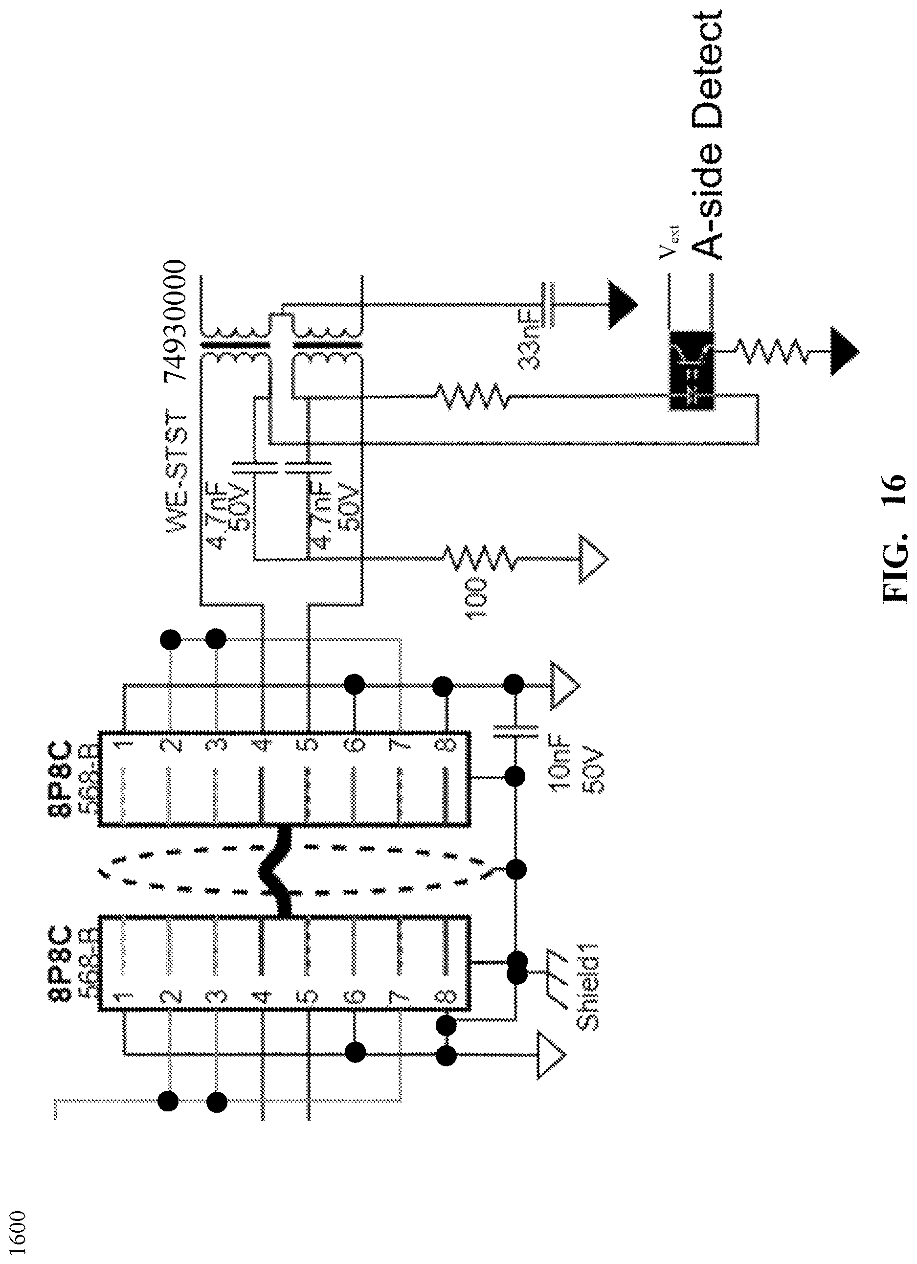 Patent US12619292 Figure 18 – Synchronous audio communication and bus power over multi-pair cables and connectors