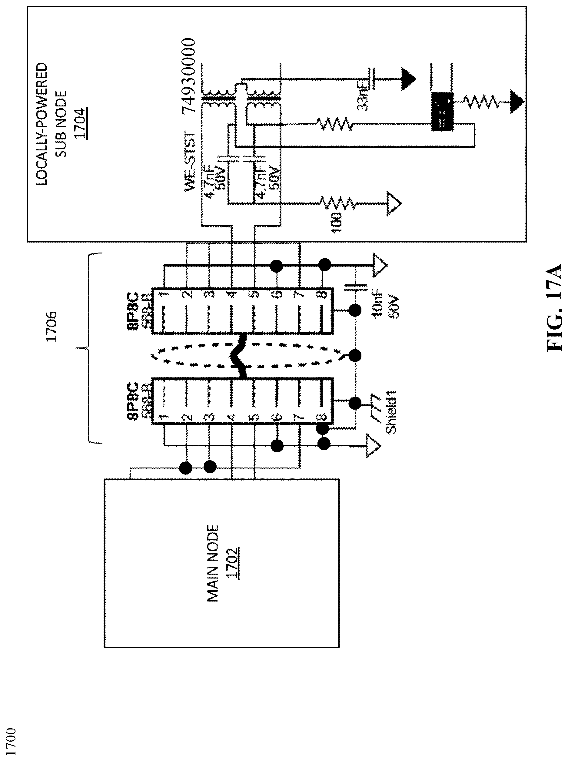 Patent US12619292 Figure 19 – Synchronous audio communication and bus power over multi-pair cables and connectors