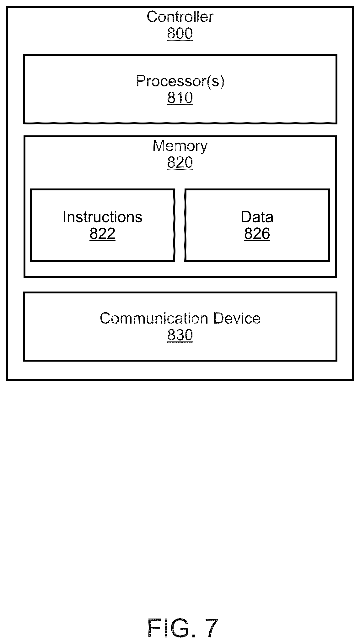 Patent US12619294 Figure 7 – System and method for controlling an appliance with a loss of power