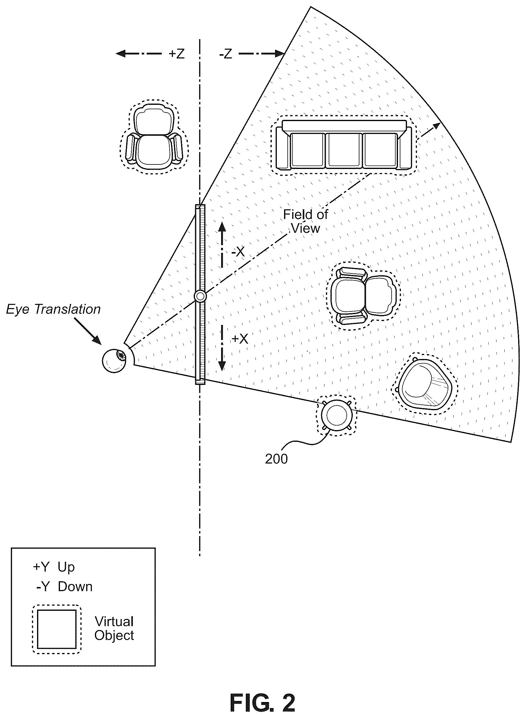 Patent US12619299 Figure 2 – Systems and methods for interactive viewing of three-dimensional content using anatomical tracking