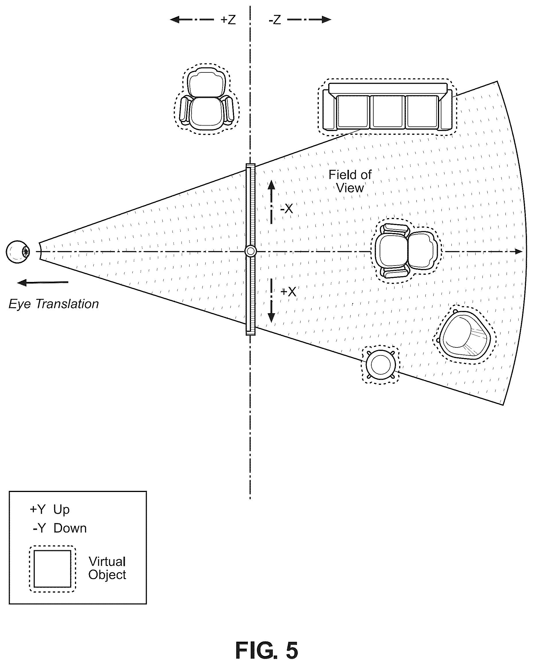 Patent US12619299 Figure 5 – Systems and methods for interactive viewing of three-dimensional content using anatomical tracking