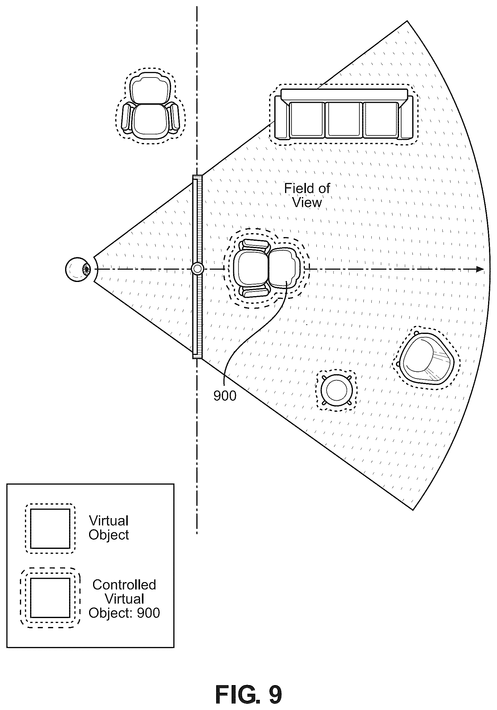 Patent US12619299 Figure 9 – Systems and methods for interactive viewing of three-dimensional content using anatomical tracking