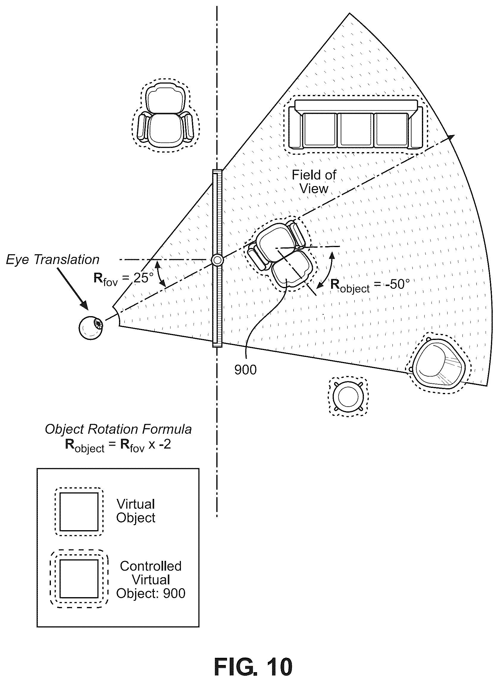 Patent US12619299 Figure 10 – Systems and methods for interactive viewing of three-dimensional content using anatomical tracking