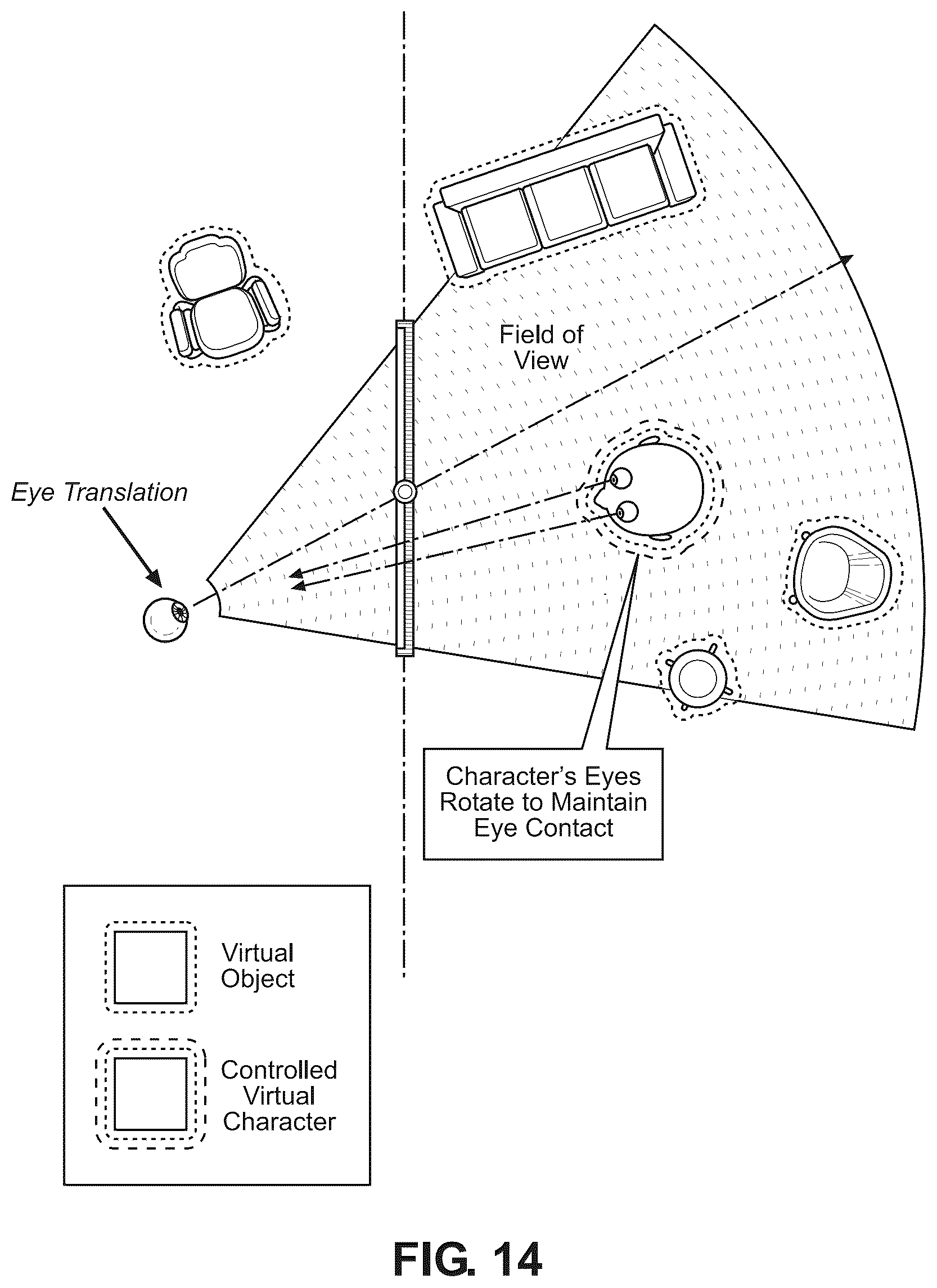 Patent US12619299 Figure 14 – Systems and methods for interactive viewing of three-dimensional content using anatomical tracking