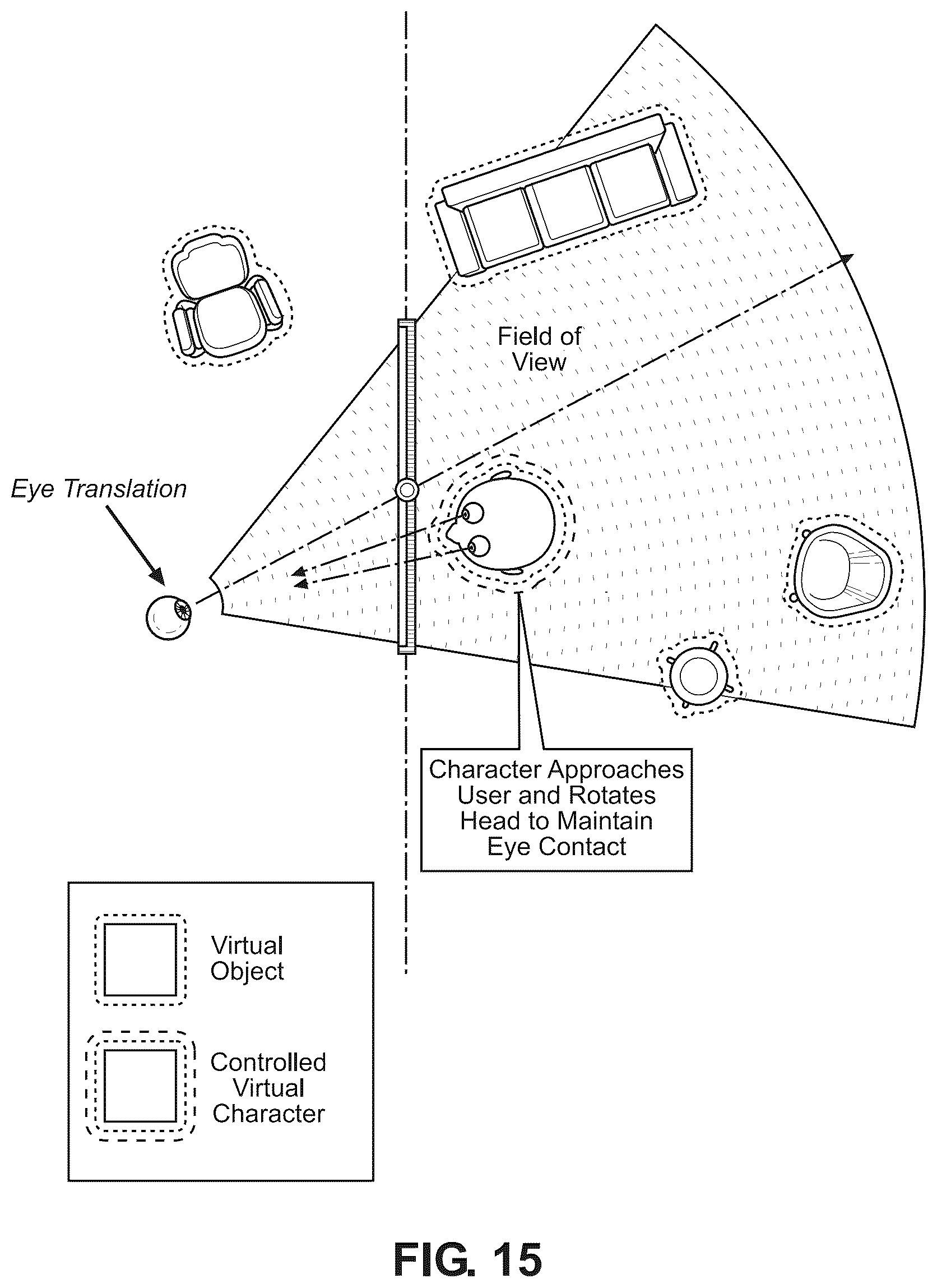 Patent US12619299 Figure 15 – Systems and methods for interactive viewing of three-dimensional content using anatomical tracking