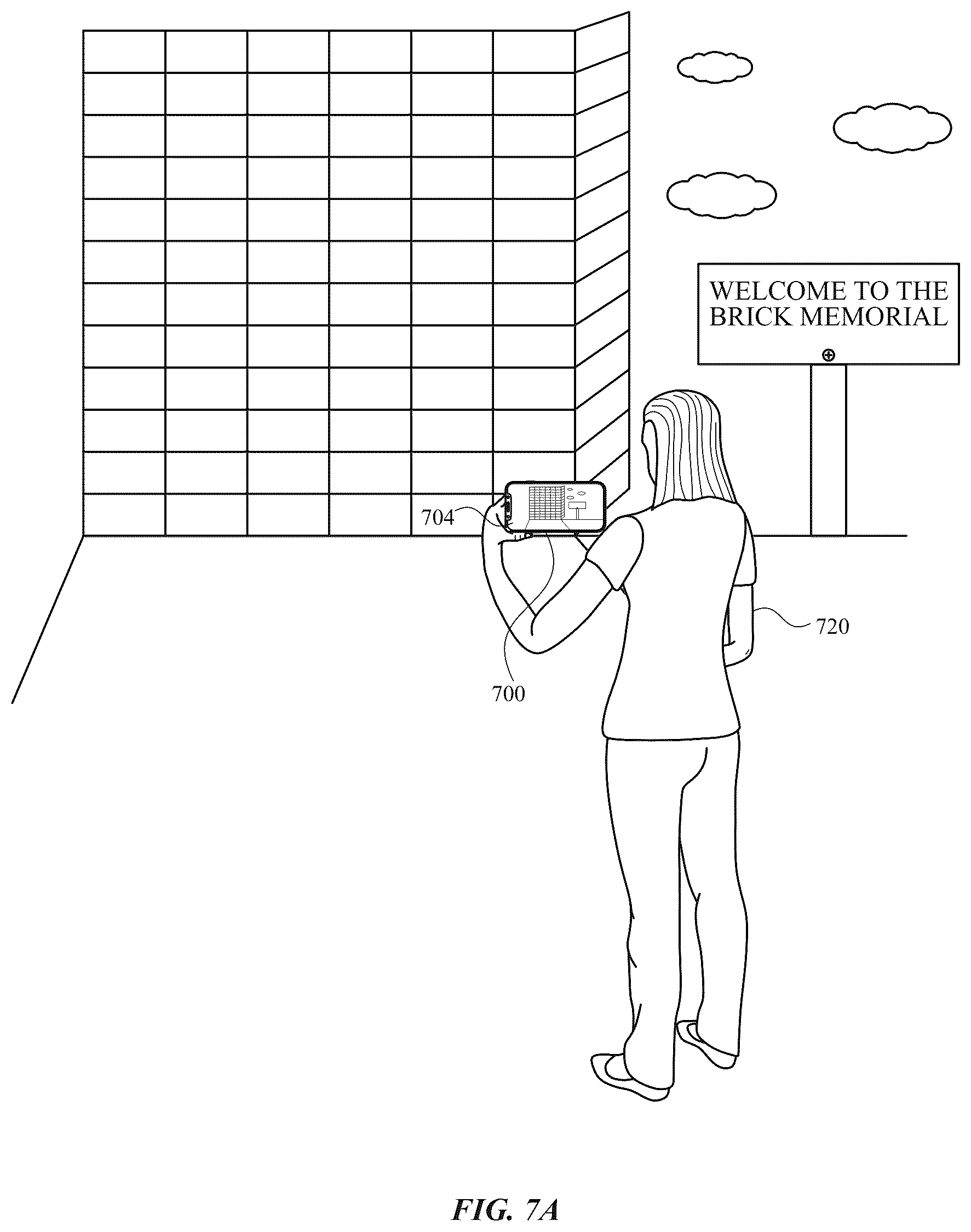 Patent US12619303 Figure 7 – Gaze based interactions with three-dimensional environments