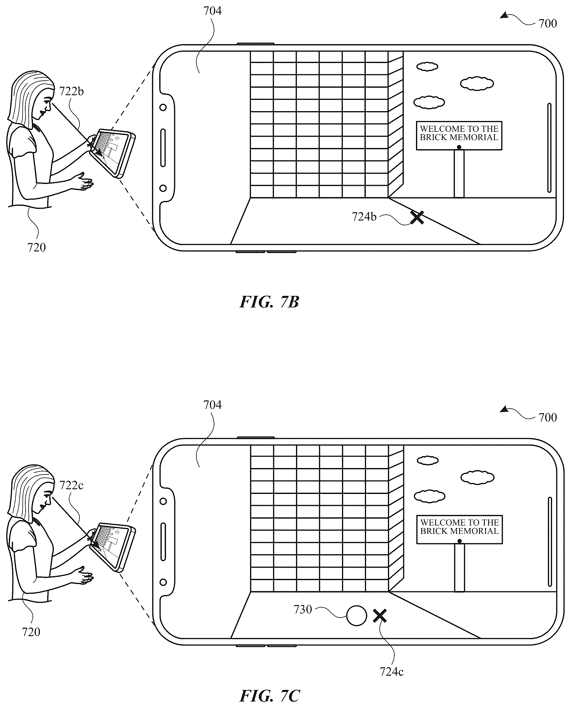 Patent US12619303 Figure 8 – Gaze based interactions with three-dimensional environments