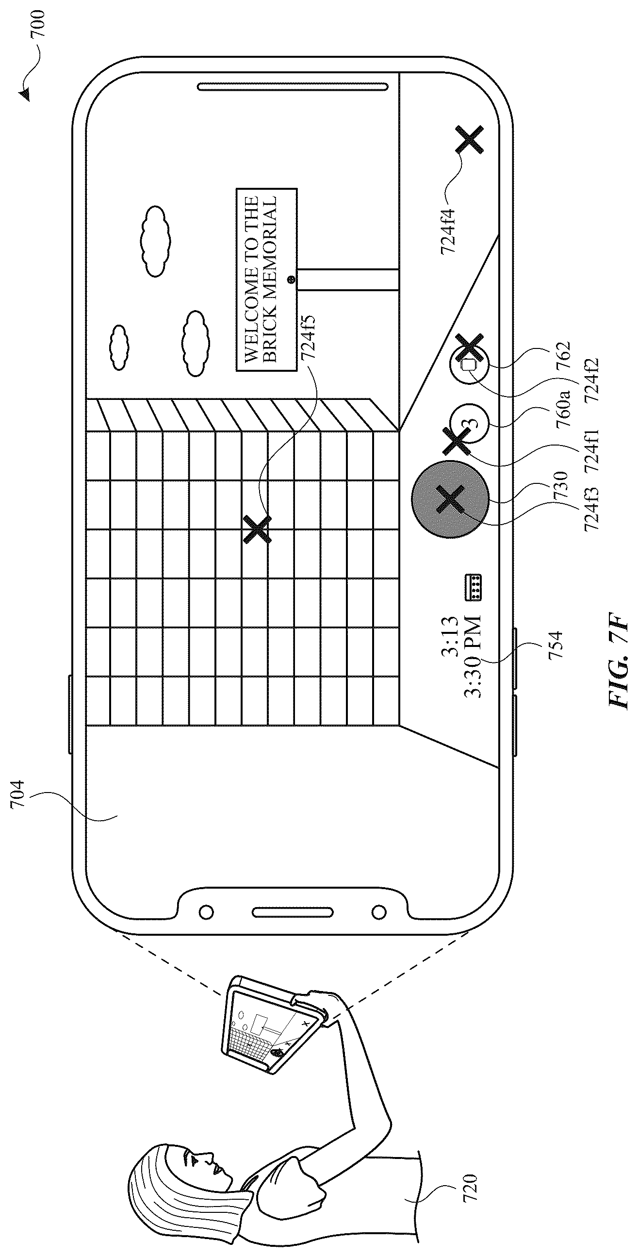Patent US12619303 Figure 10 – Gaze based interactions with three-dimensional environments
