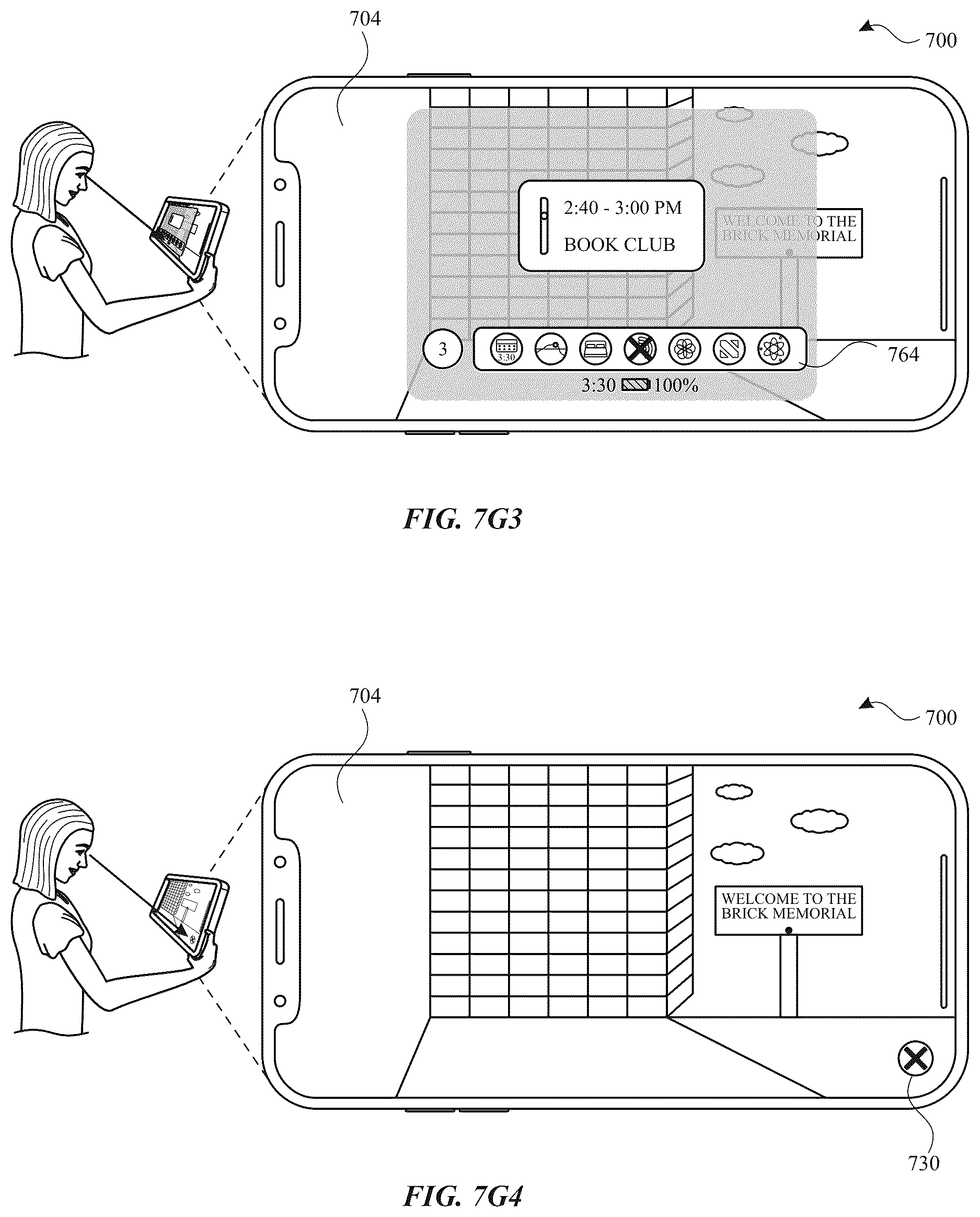 Patent US12619303 Figure 12 – Gaze based interactions with three-dimensional environments