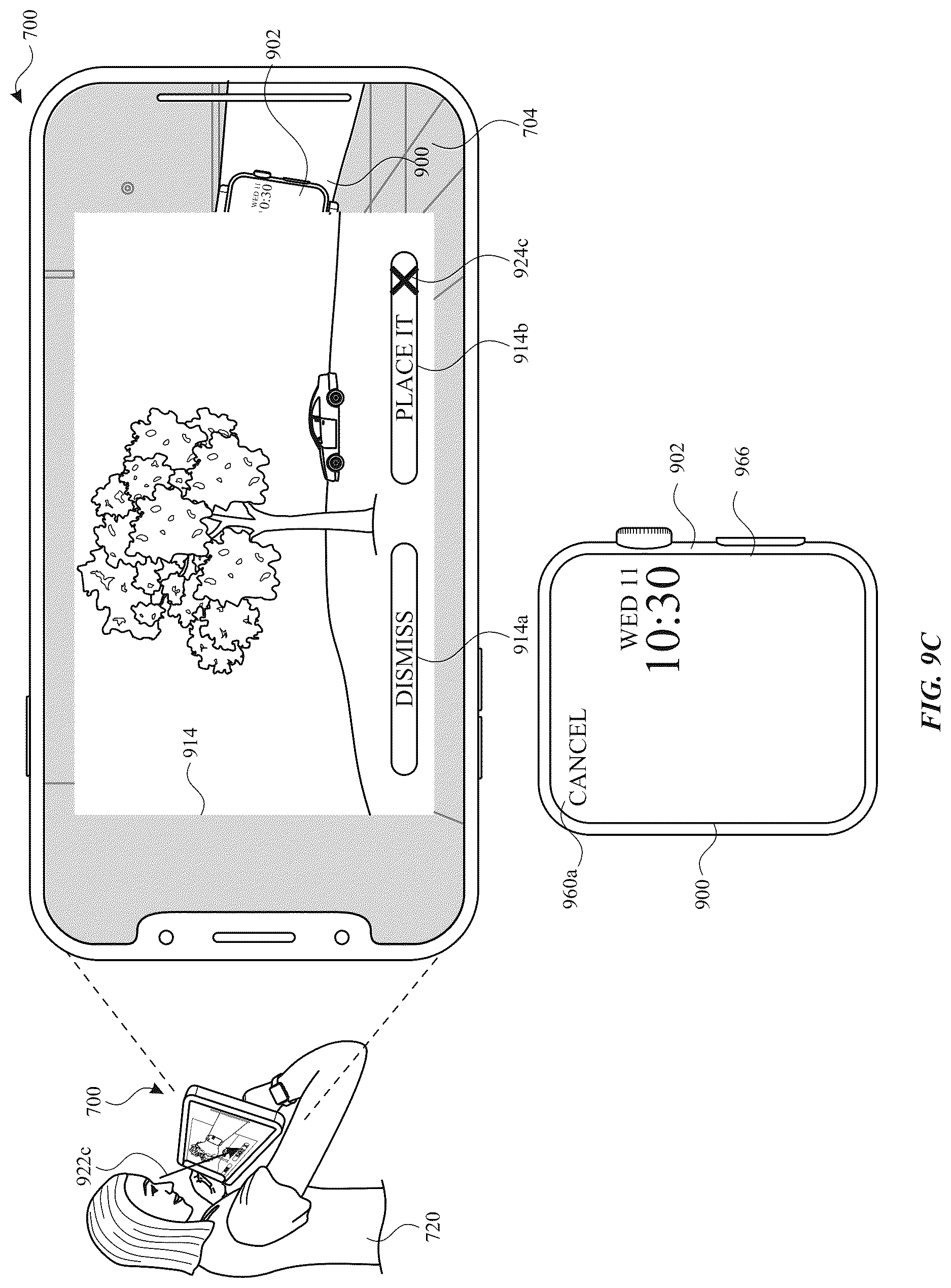 Patent US12619303 Figure 16 – Gaze based interactions with three-dimensional environments