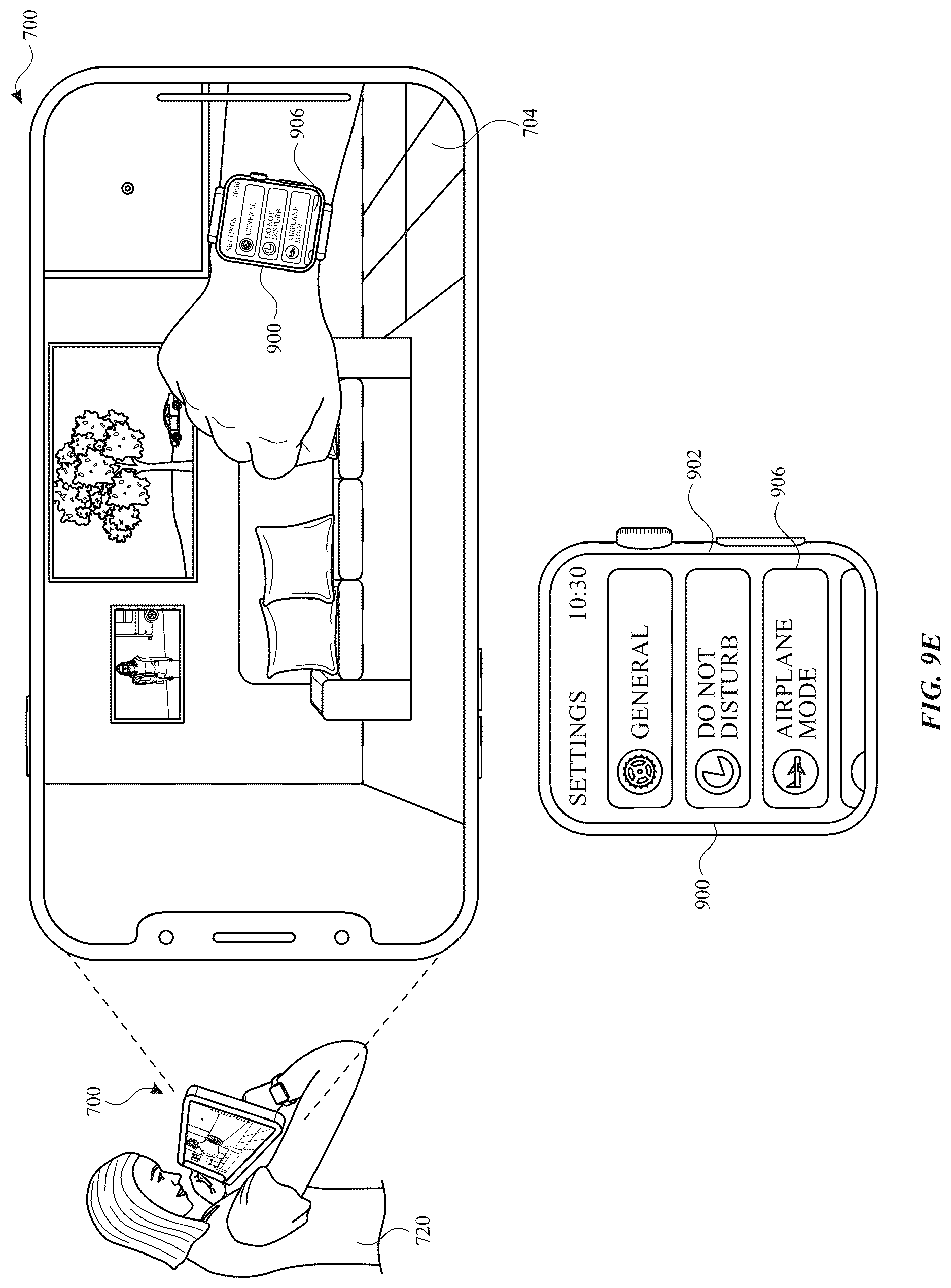 Patent US12619303 Figure 18 – Gaze based interactions with three-dimensional environments