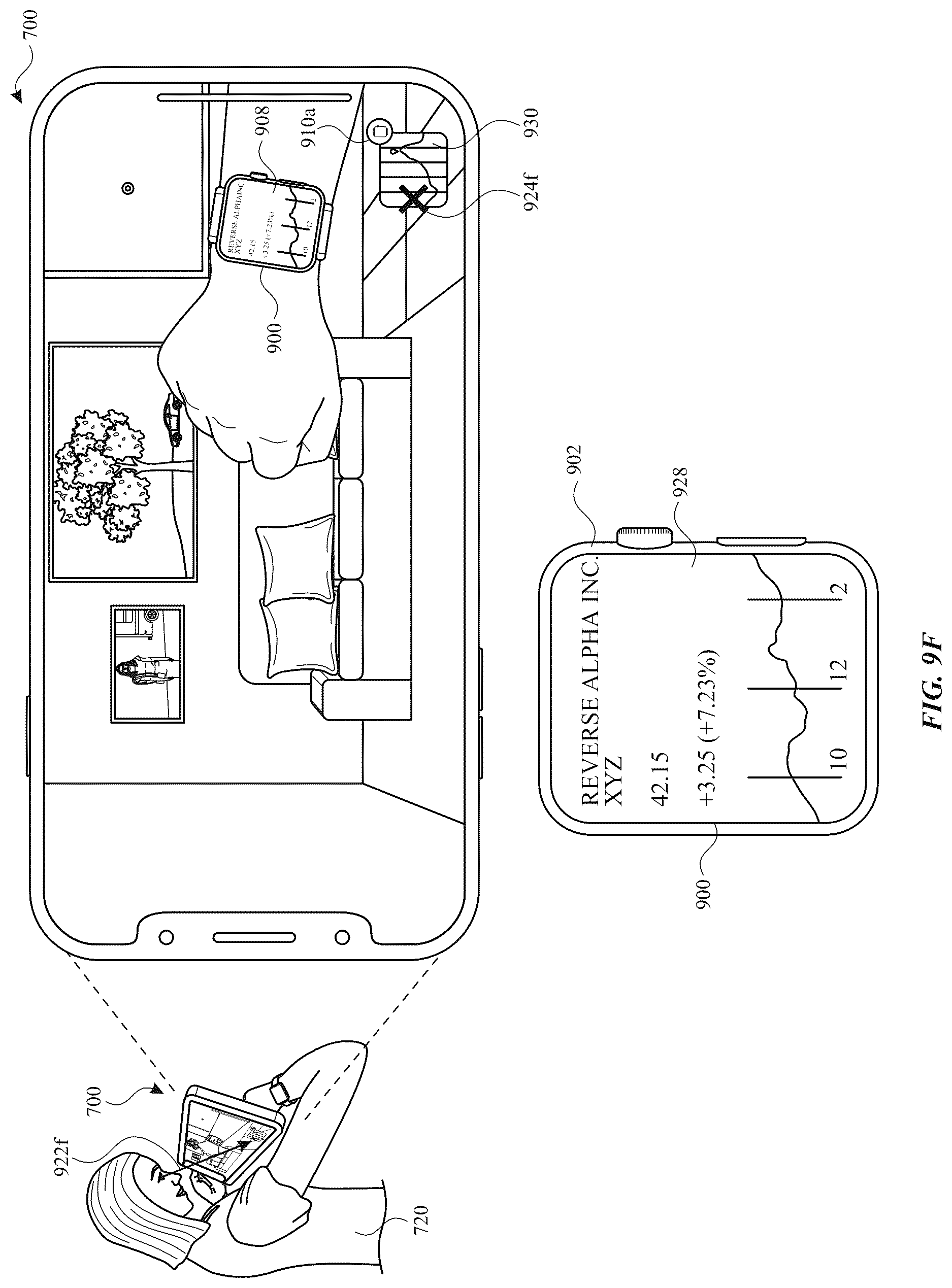 Patent US12619303 Figure 19 – Gaze based interactions with three-dimensional environments