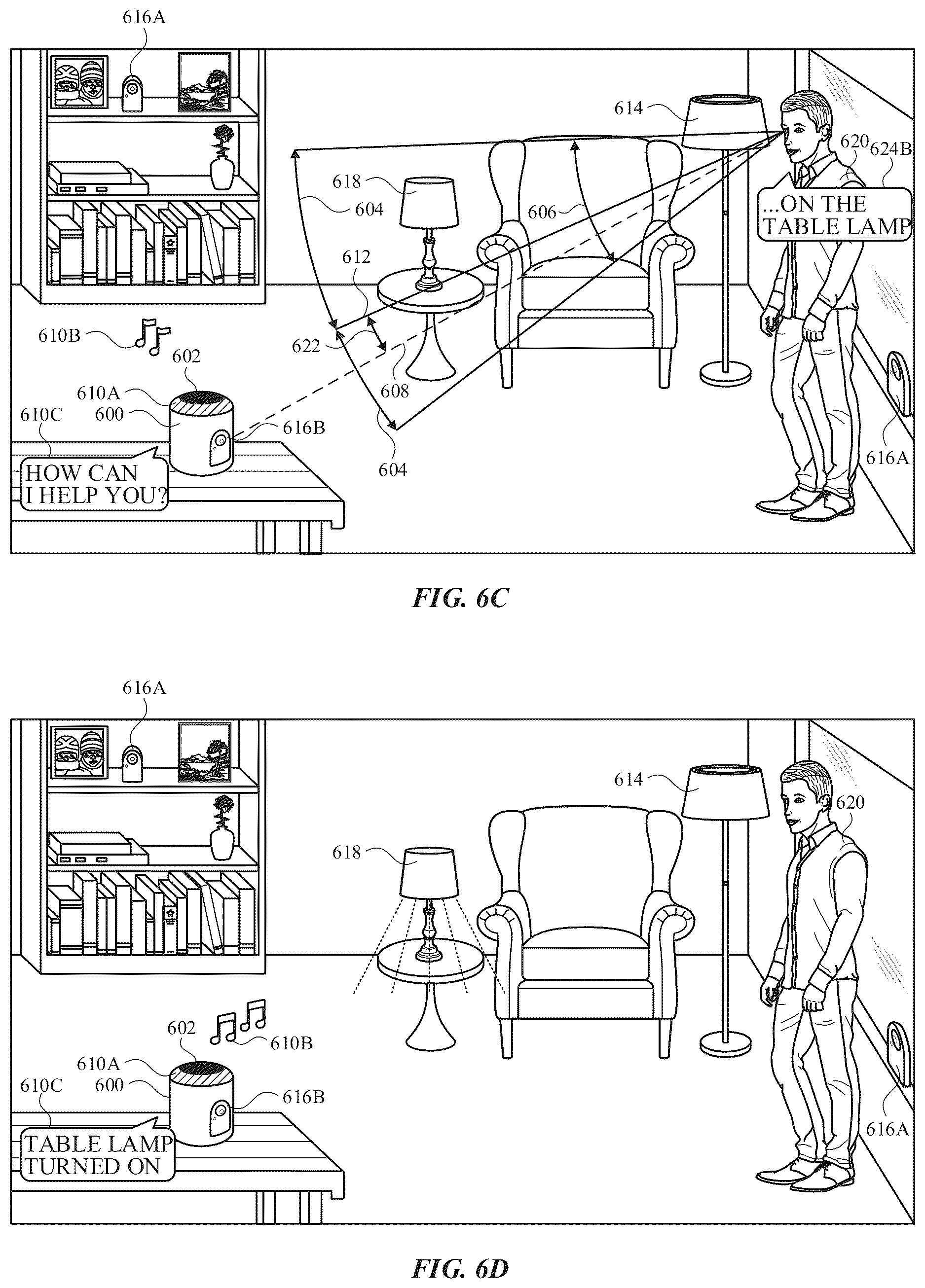 Patent US12619304 Figure 11 – Device control using gaze information