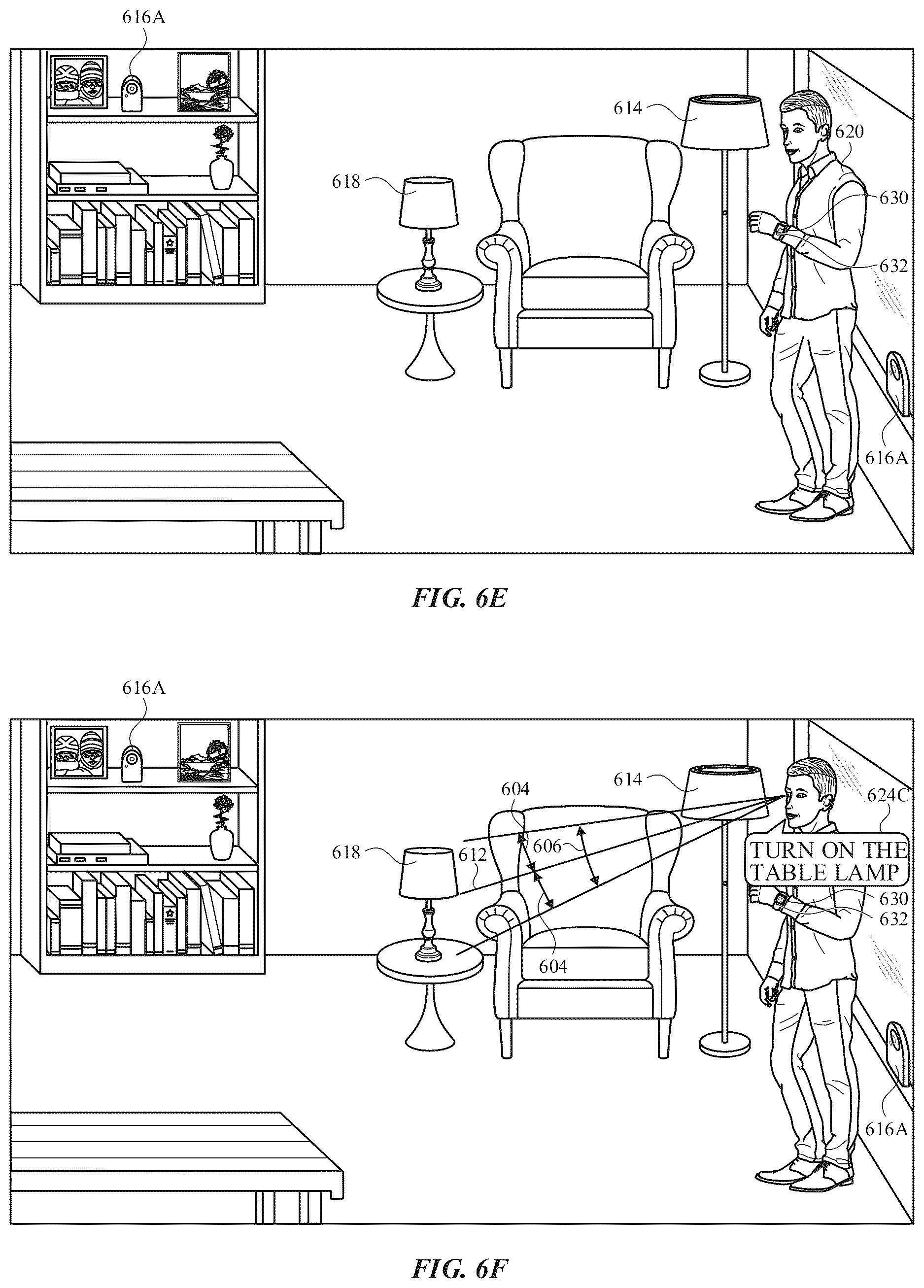 Patent US12619304 Figure 12 – Device control using gaze information