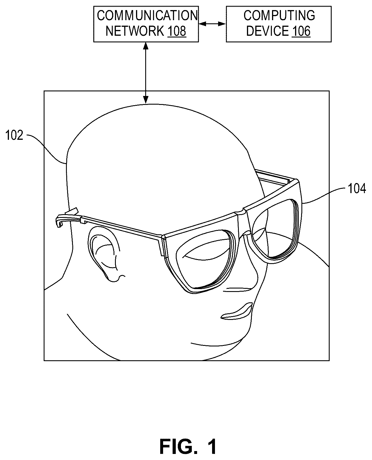 Patent US12619308 — Wearable device for electro-quasistatic human body communication and a method thereof — Figure 1