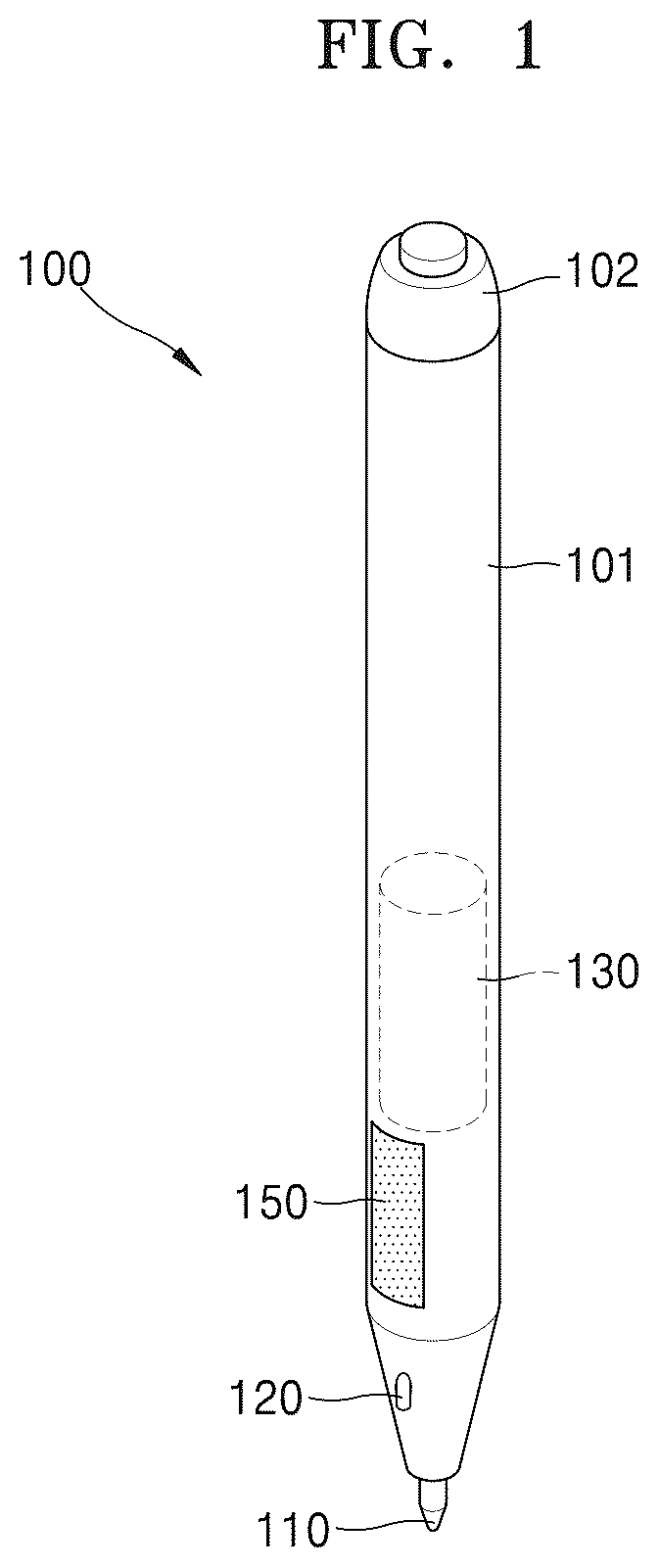 Patent US12619310 Figure 1 – Input feedback based smart pen and protruding feedback based smart tablet