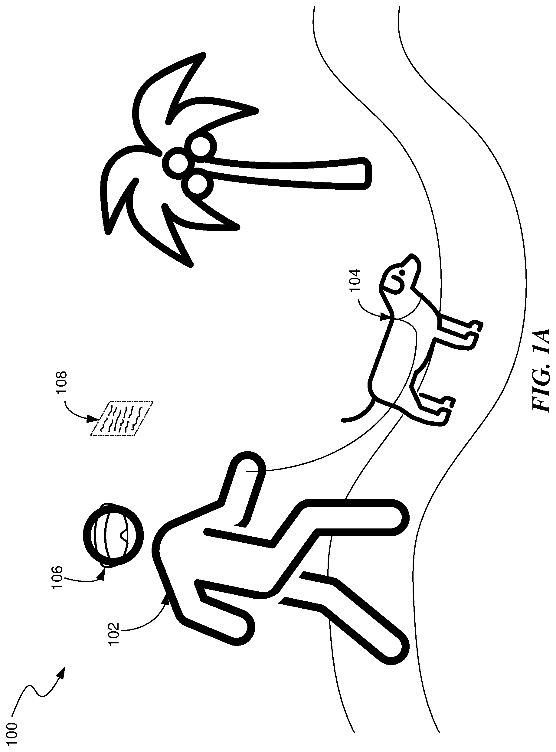 Patent US12619316 Figure 1 – Ultra low friction gestural interface for artificial reality