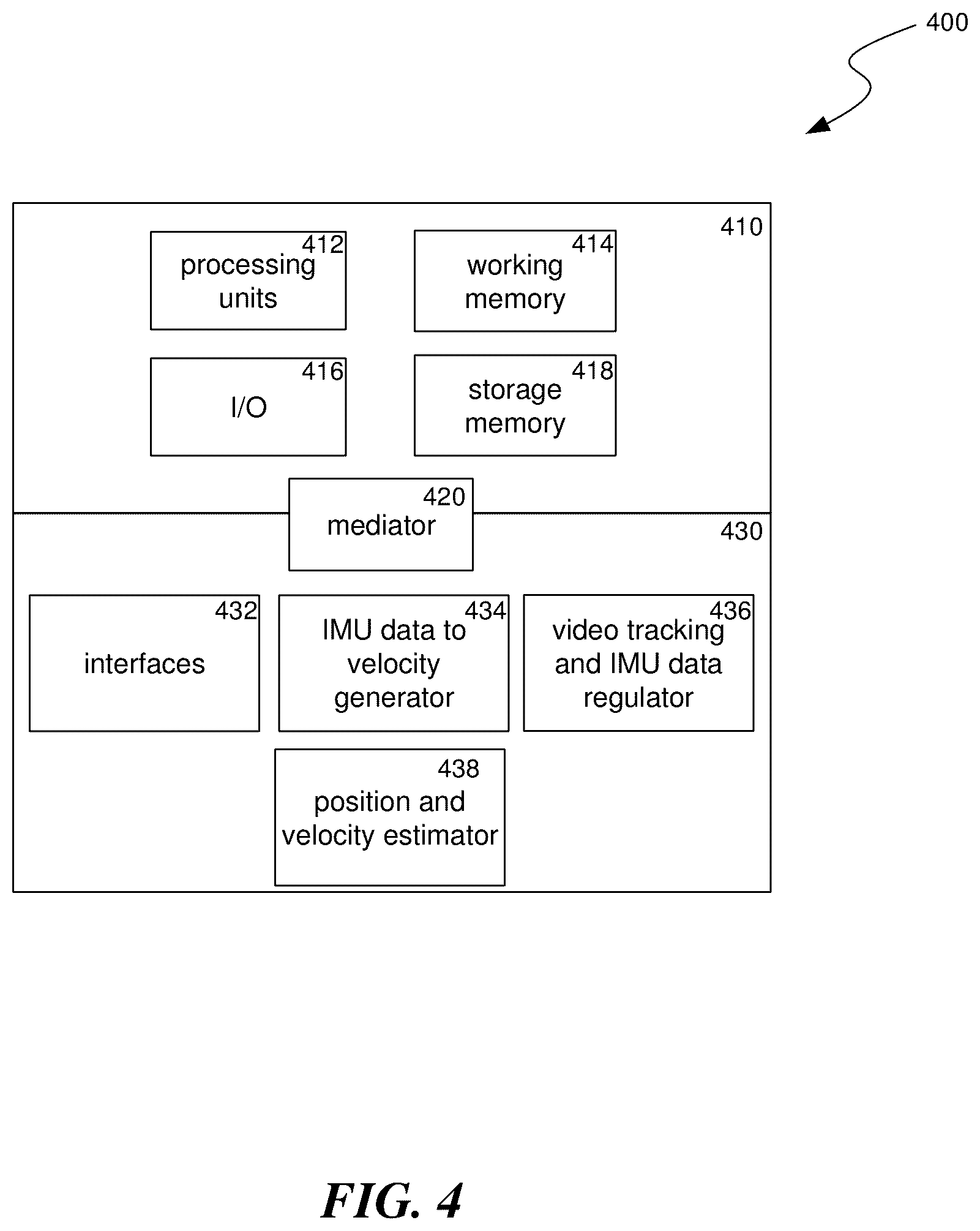 Patent US12619320 Figure 6 – Motion-model based tracking of artificial reality input devices to enhance camera-based tracking