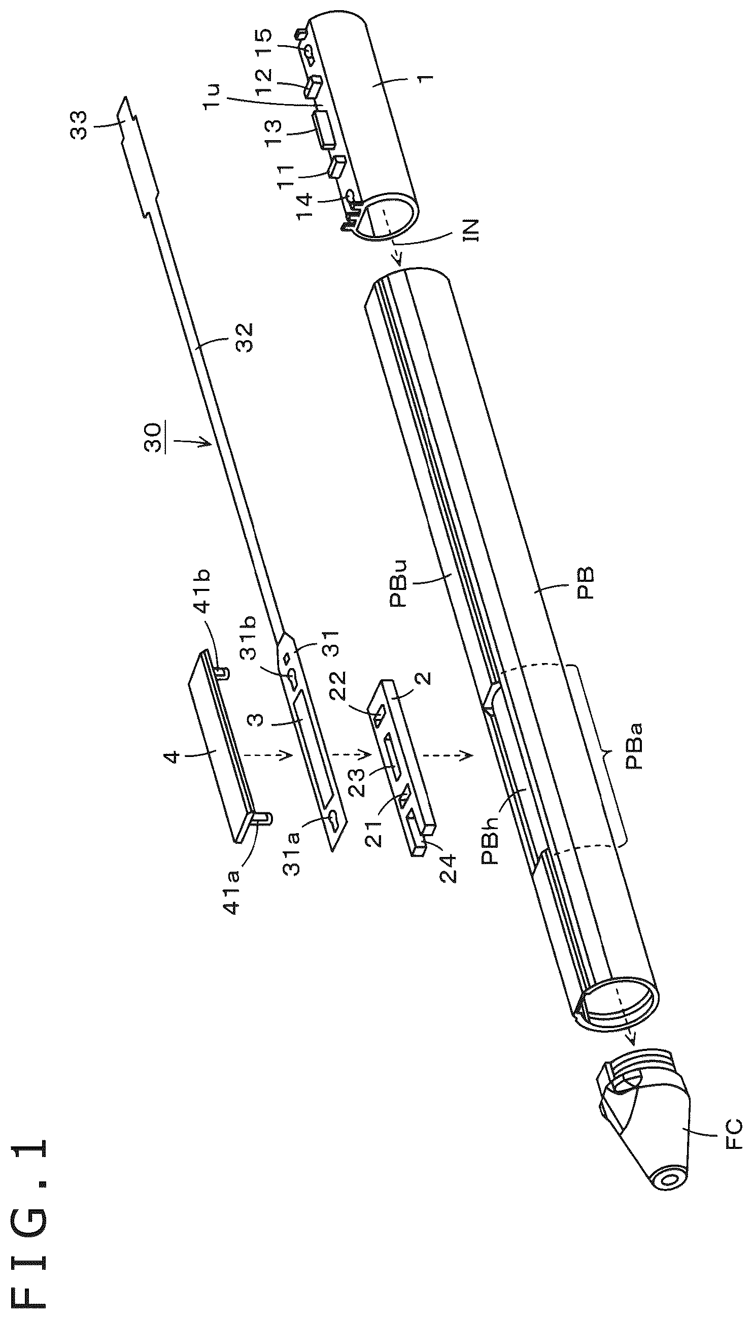 Patent US12619323 Figure 1 – Electronic pen
