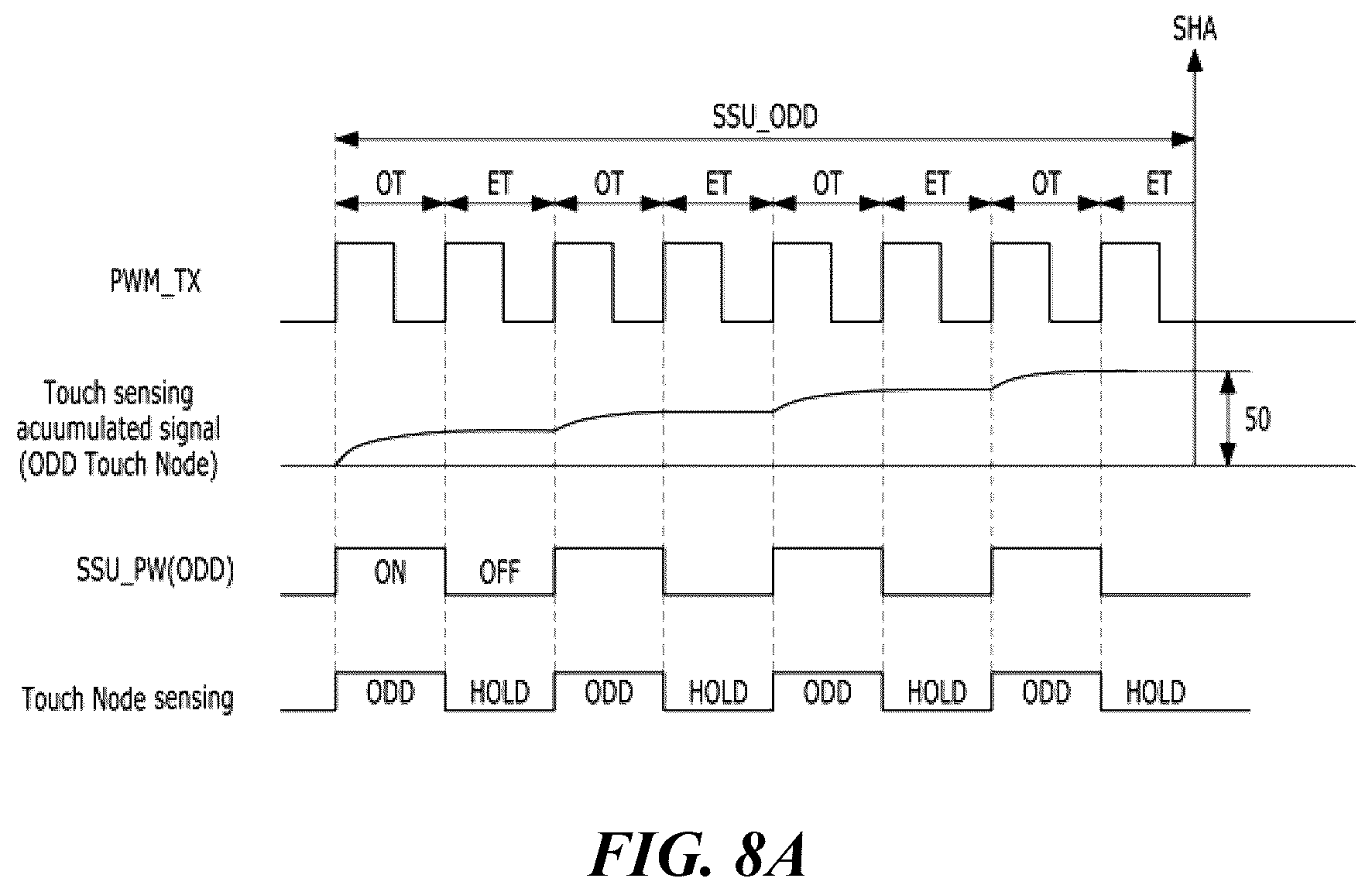 Patent US12619324 Figure 7 – Touch sensing display apparatus
