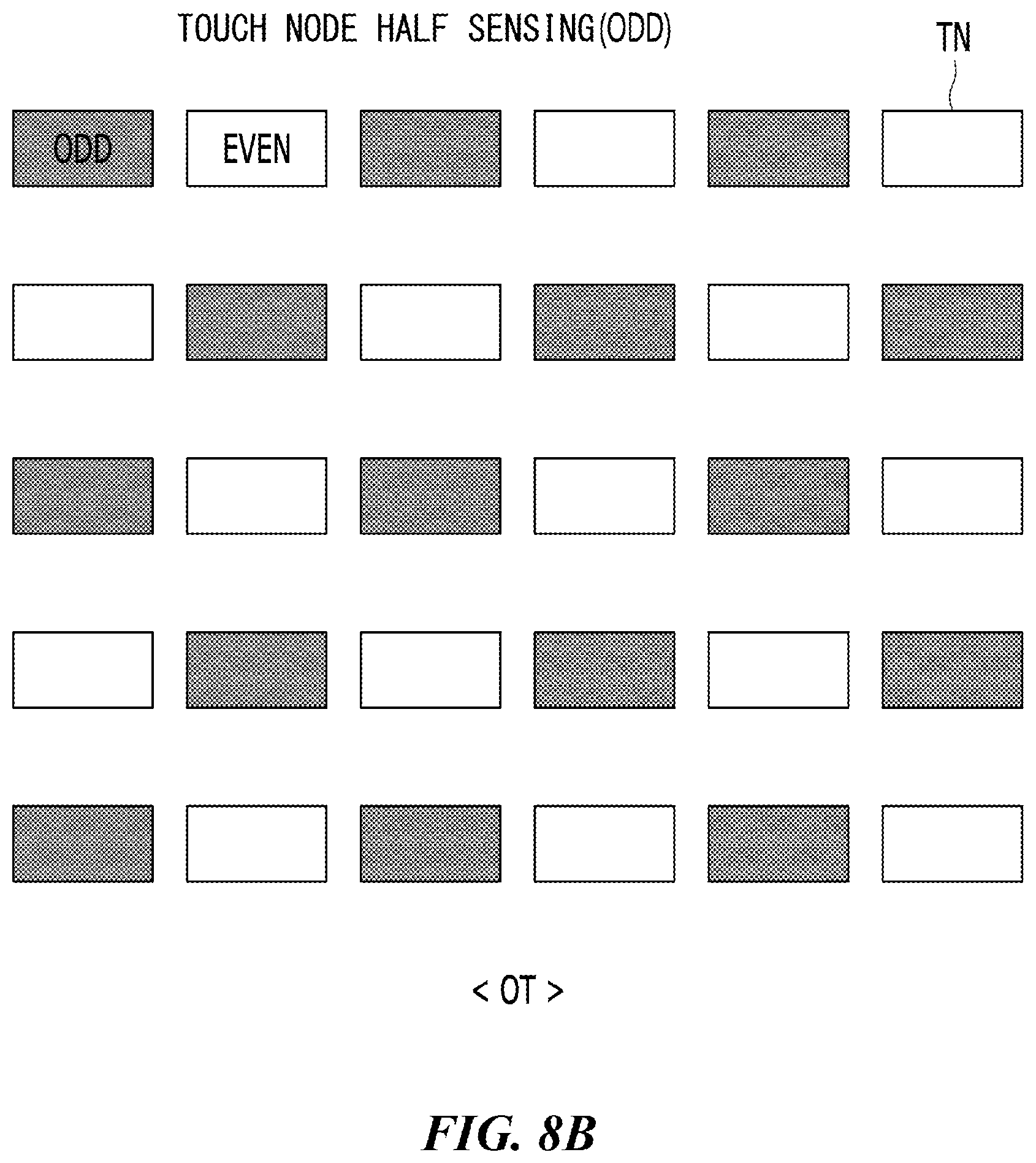 Patent US12619324 Figure 8 – Touch sensing display apparatus