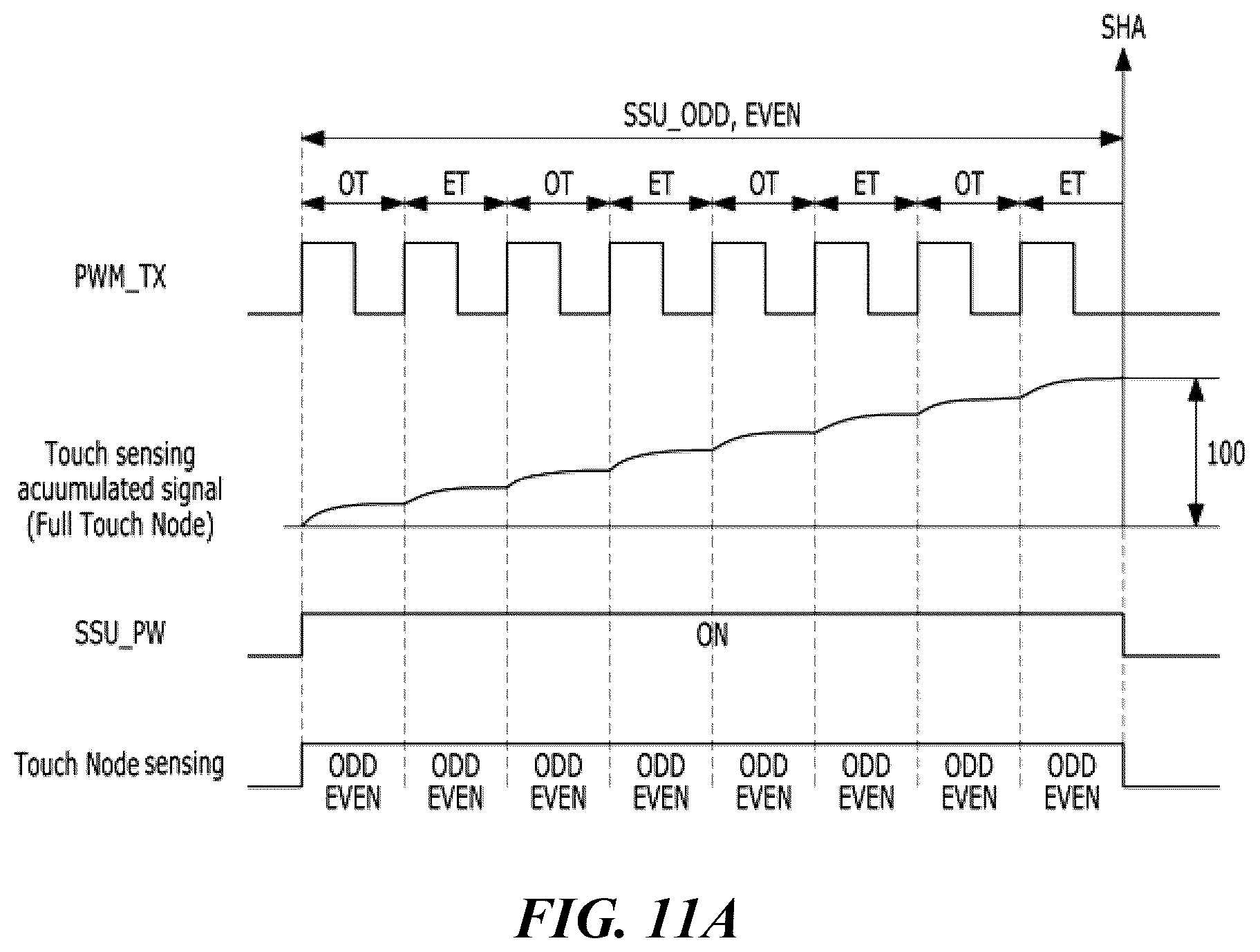 Patent US12619324 Figure 11 – Touch sensing display apparatus