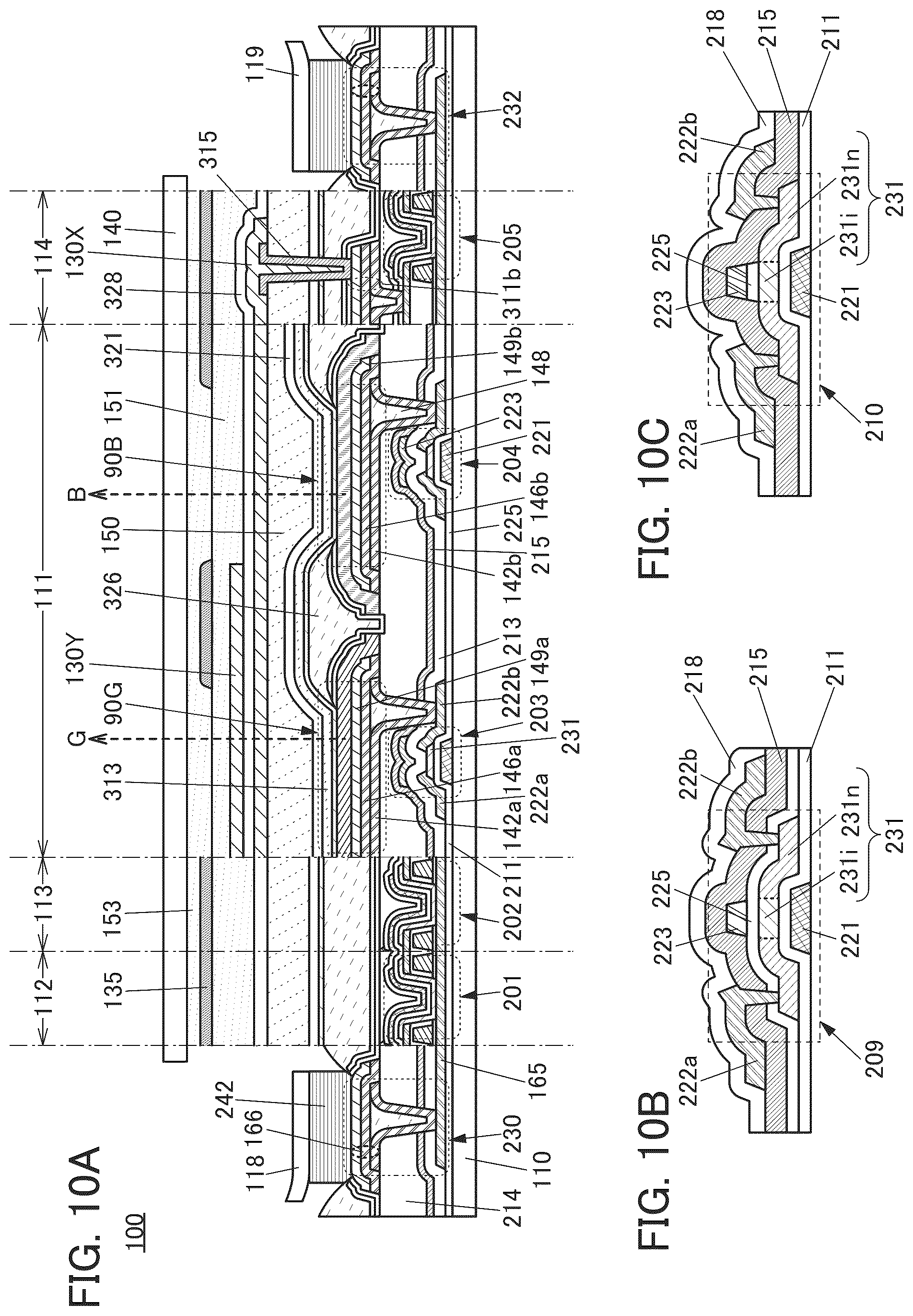 Patent US12619326 Figure 10 – Display device and electronic device