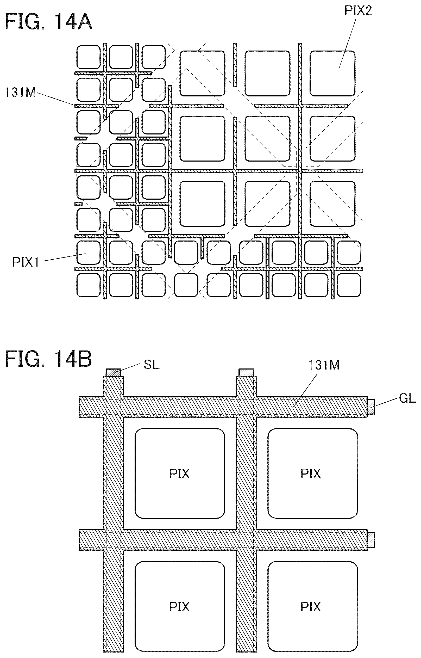 Patent US12619326 Figure 14 – Display device and electronic device