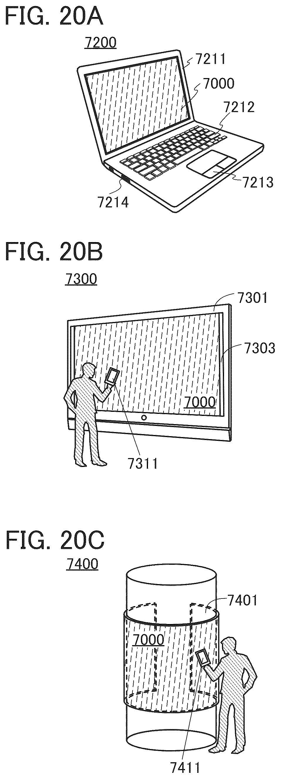 Patent US12619326 Figure 20 – Display device and electronic device