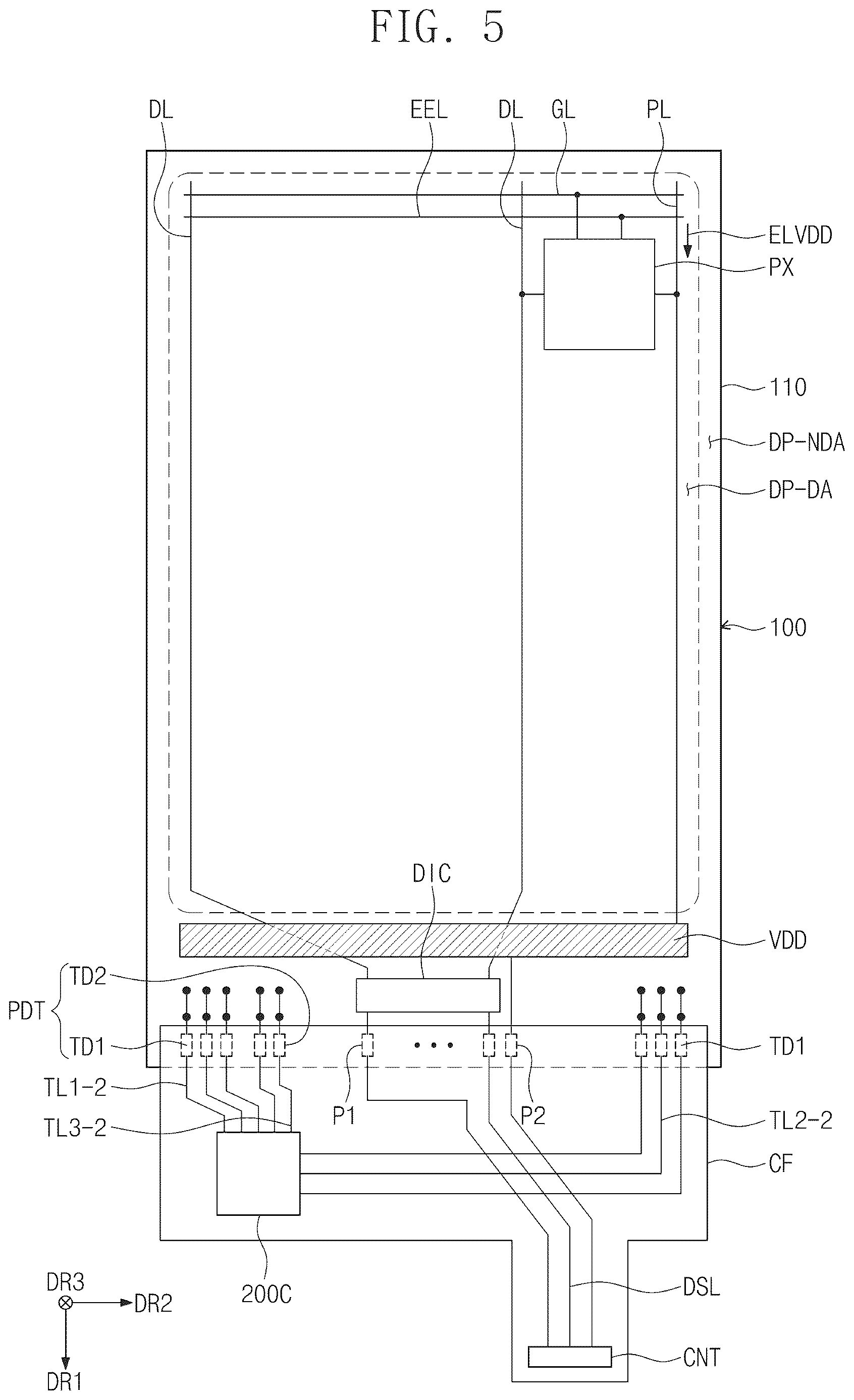 Patent US12619328 Figure 5 – Electronic device