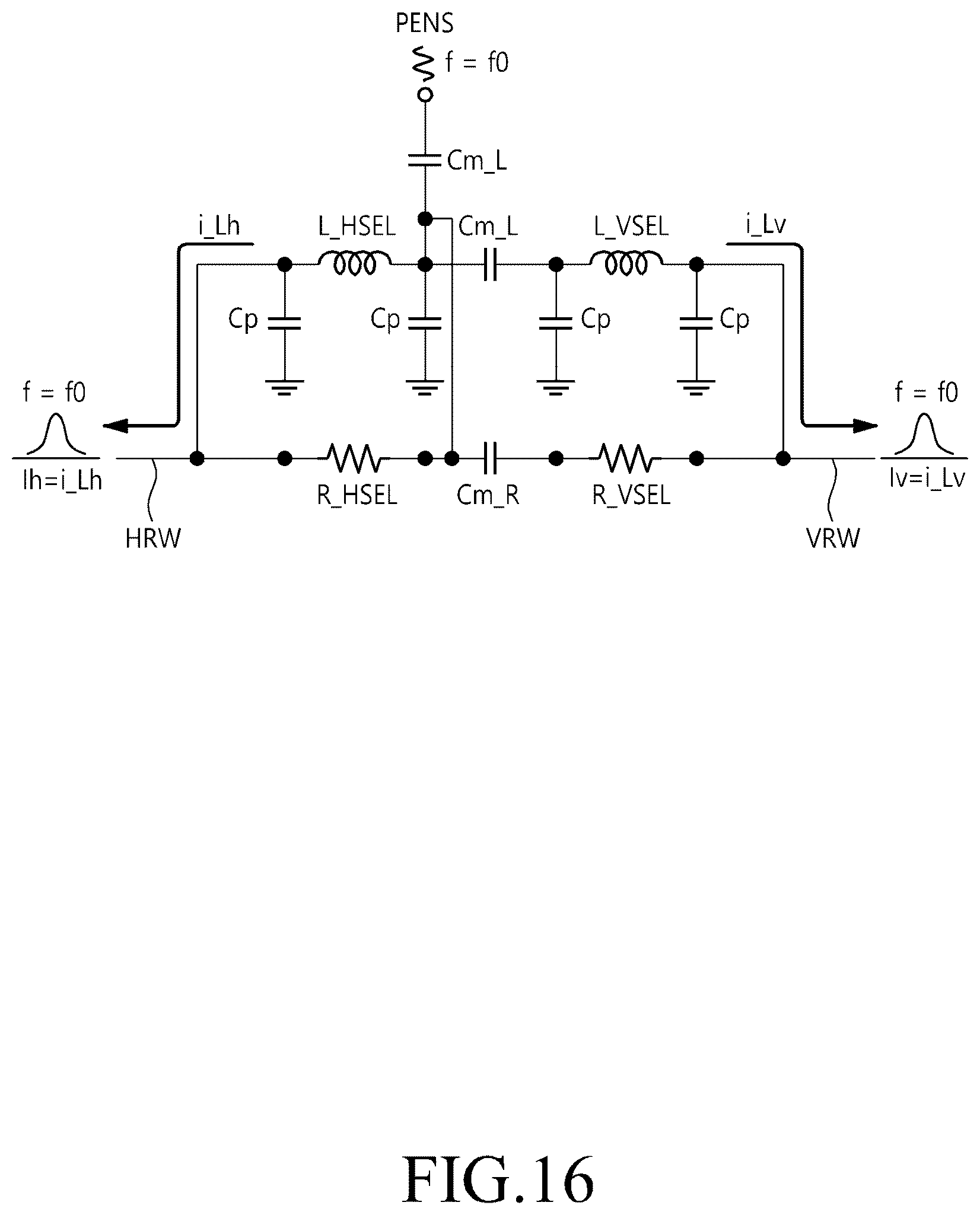 Patent US12619332 Figure 16 – Touch sensor and touch display device with coil shape electrodes
