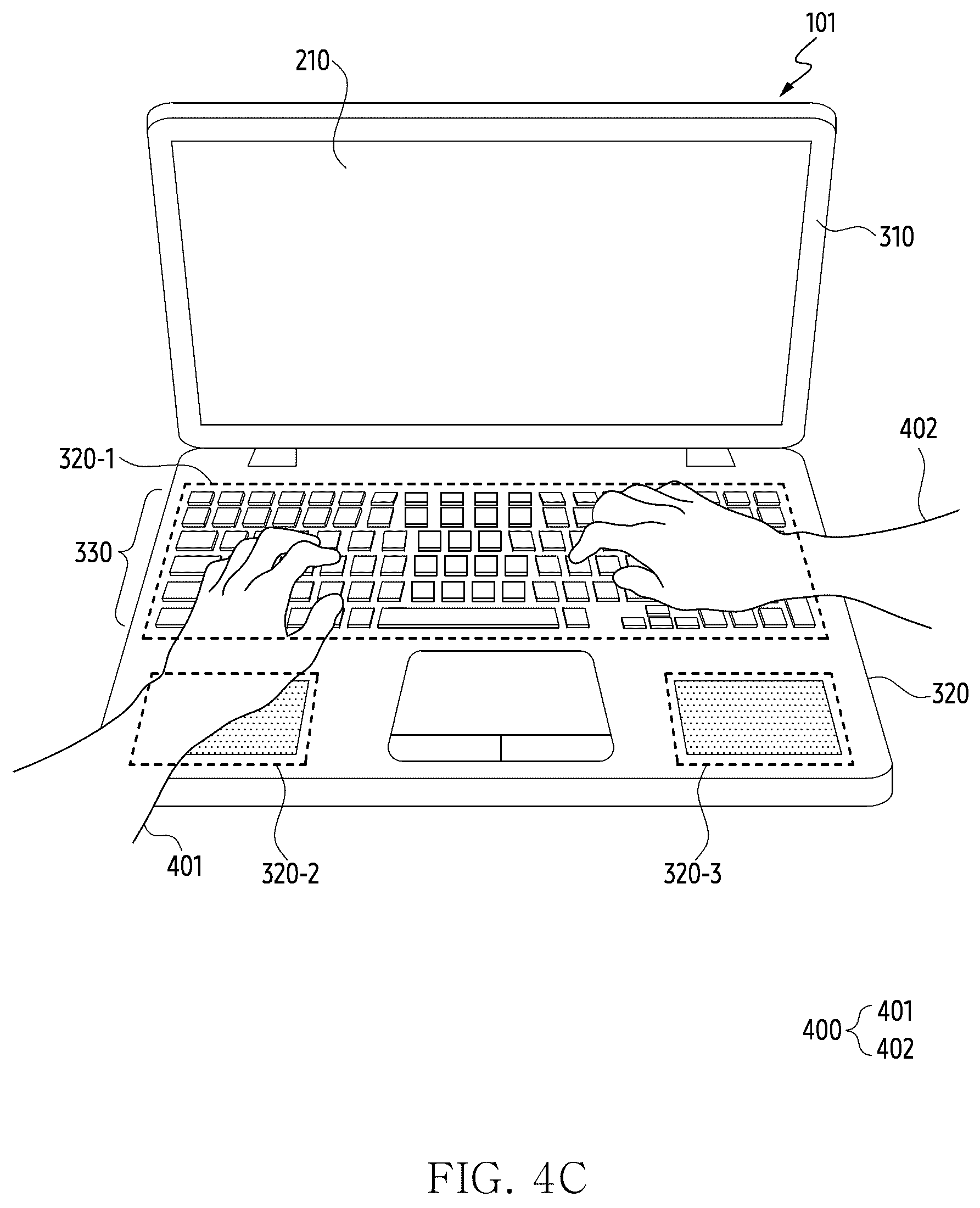Patent US12619334 Figure 7 – Electronic device and method for executing designated function according to contact of external object