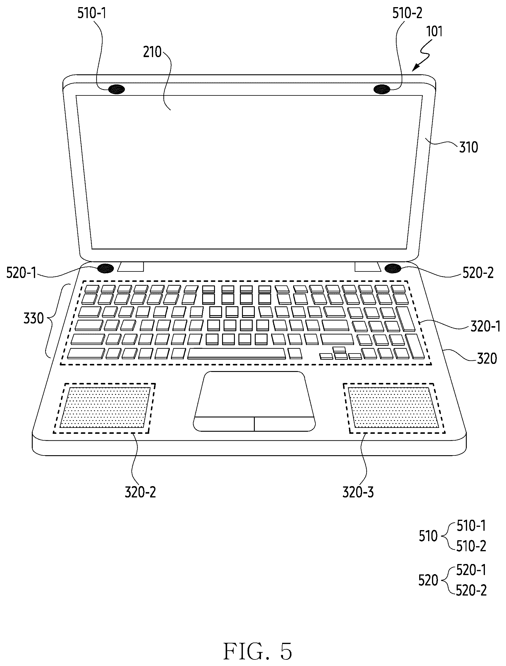Patent US12619334 Figure 8 – Electronic device and method for executing designated function according to contact of external object