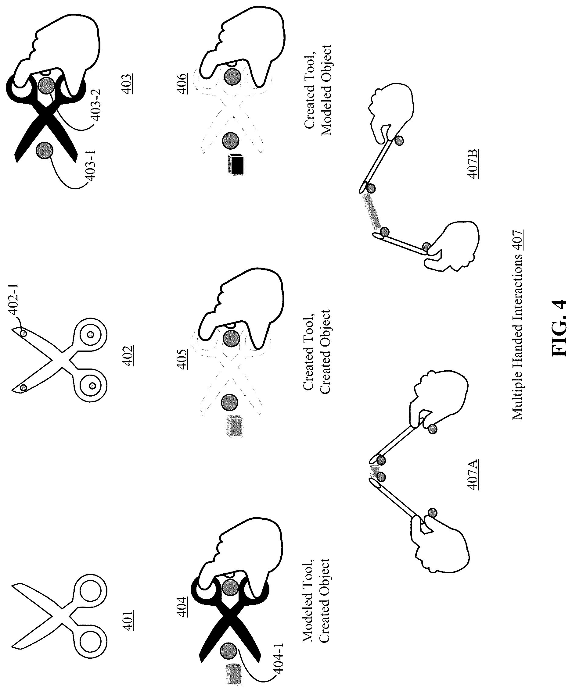 Patent US12619335 Figure 16 – Interaction strength using virtual objects for machine control