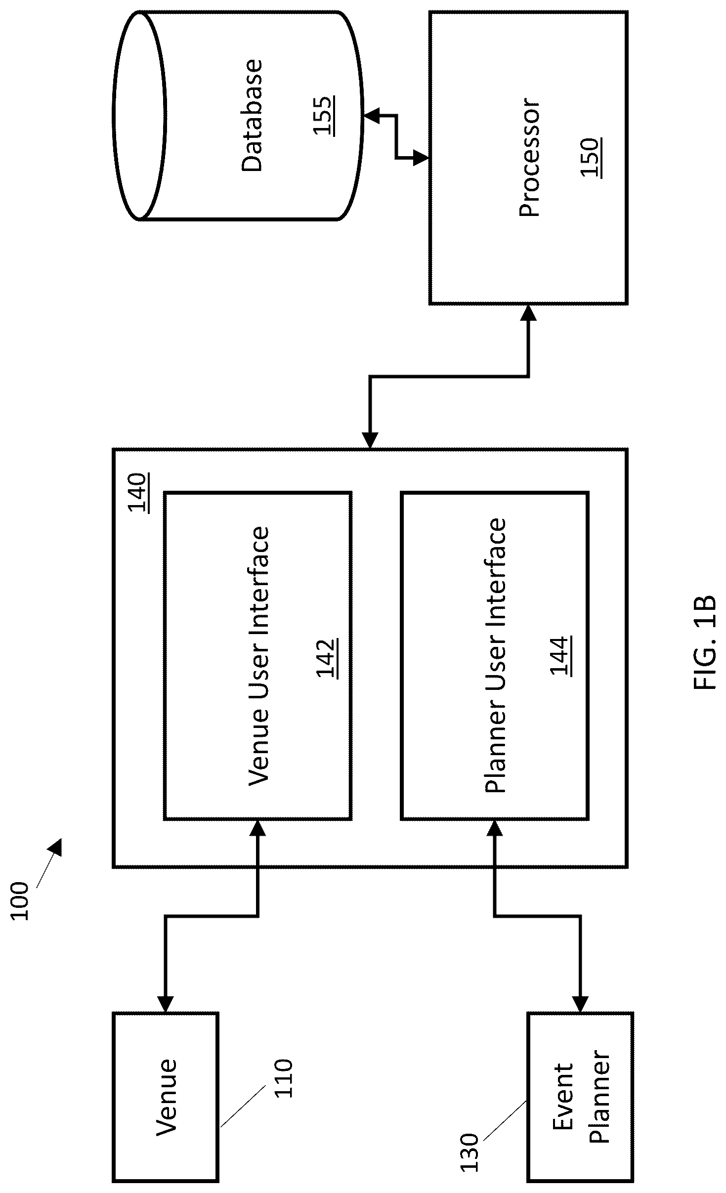 Patent US12619337 Figure 2 – Event planning system