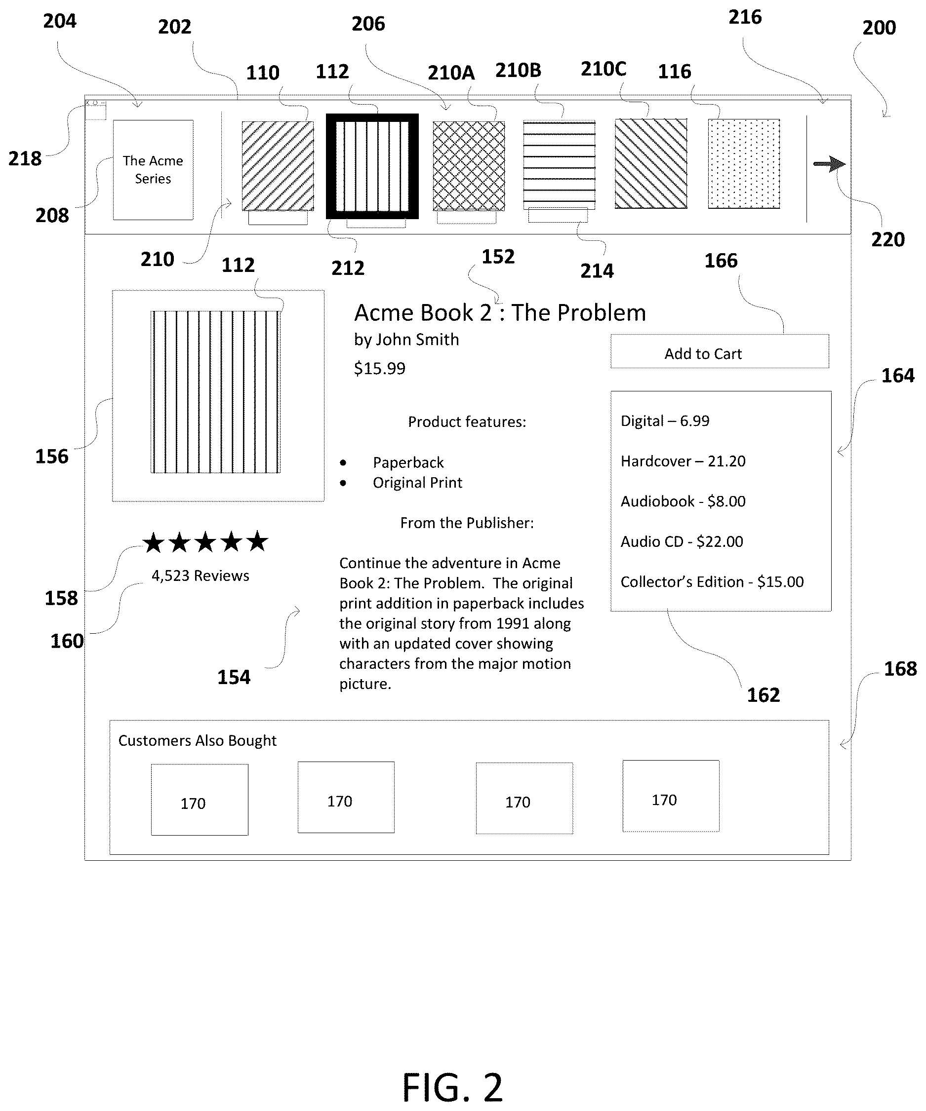 Patent US12619341 Figure 3 – Dynamic collection-based content presentation