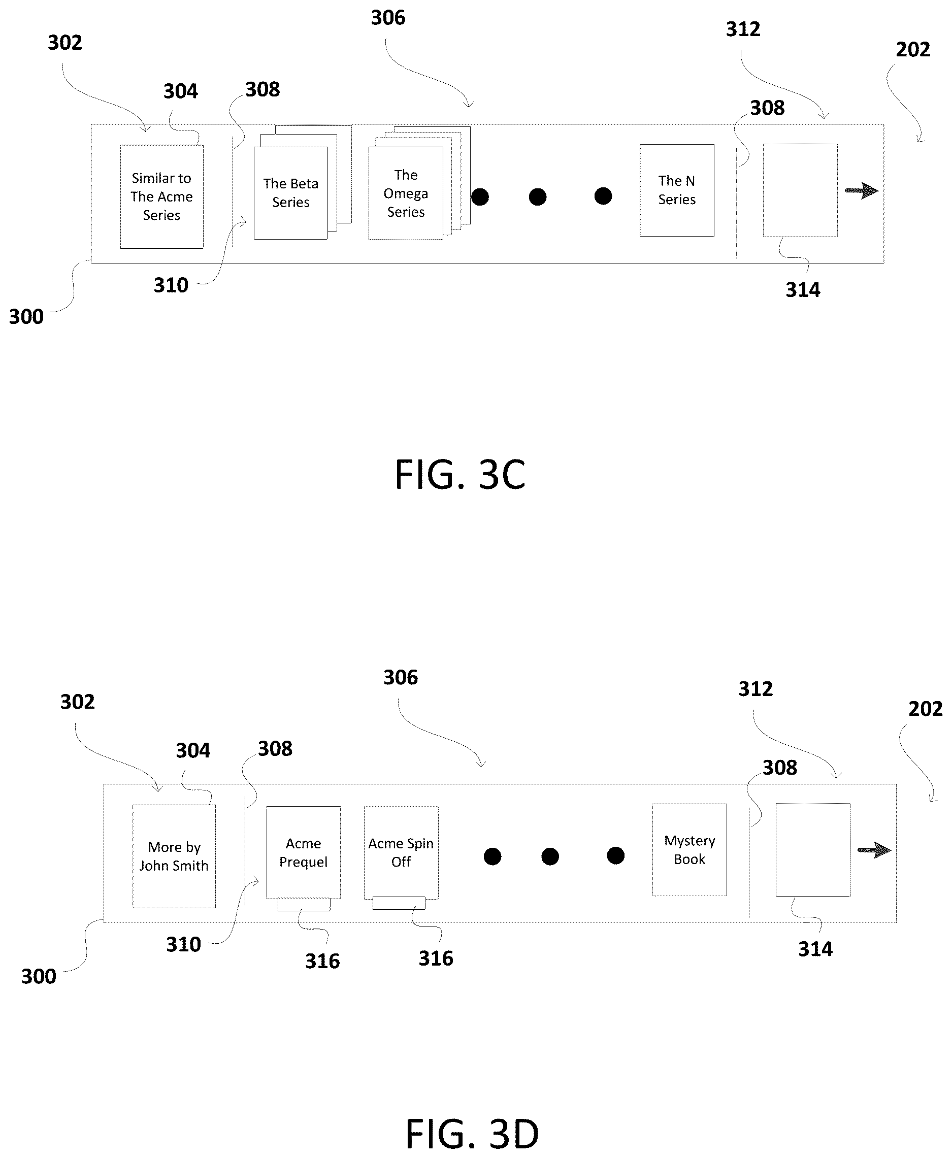 Patent US12619341 Figure 5 – Dynamic collection-based content presentation