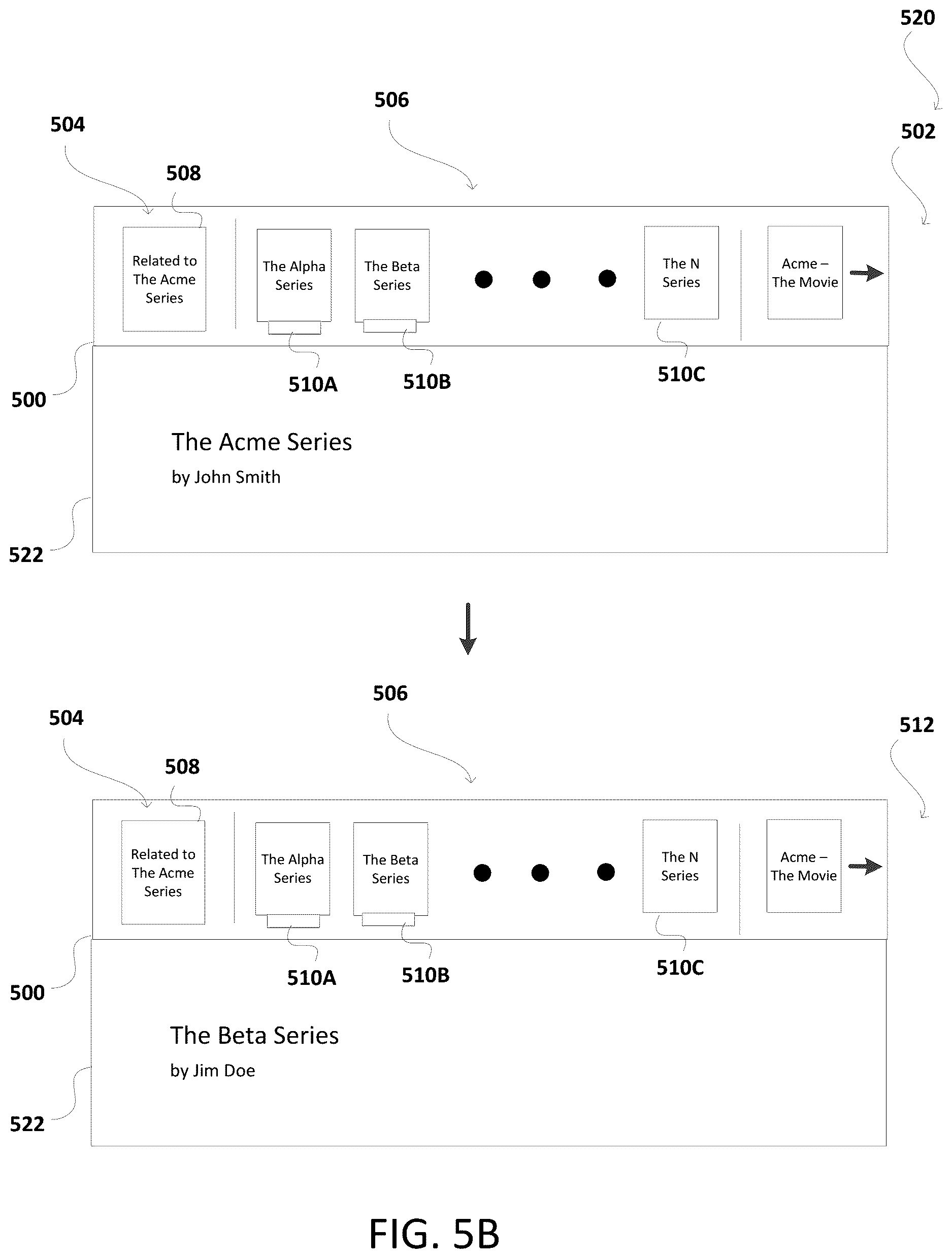 Patent US12619341 Figure 9 – Dynamic collection-based content presentation