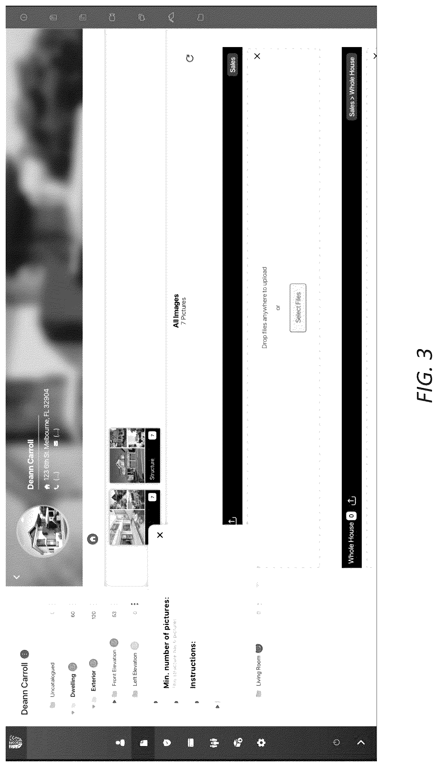 Patent US12619343 Figure 4 – Inspection templates and administrative controls