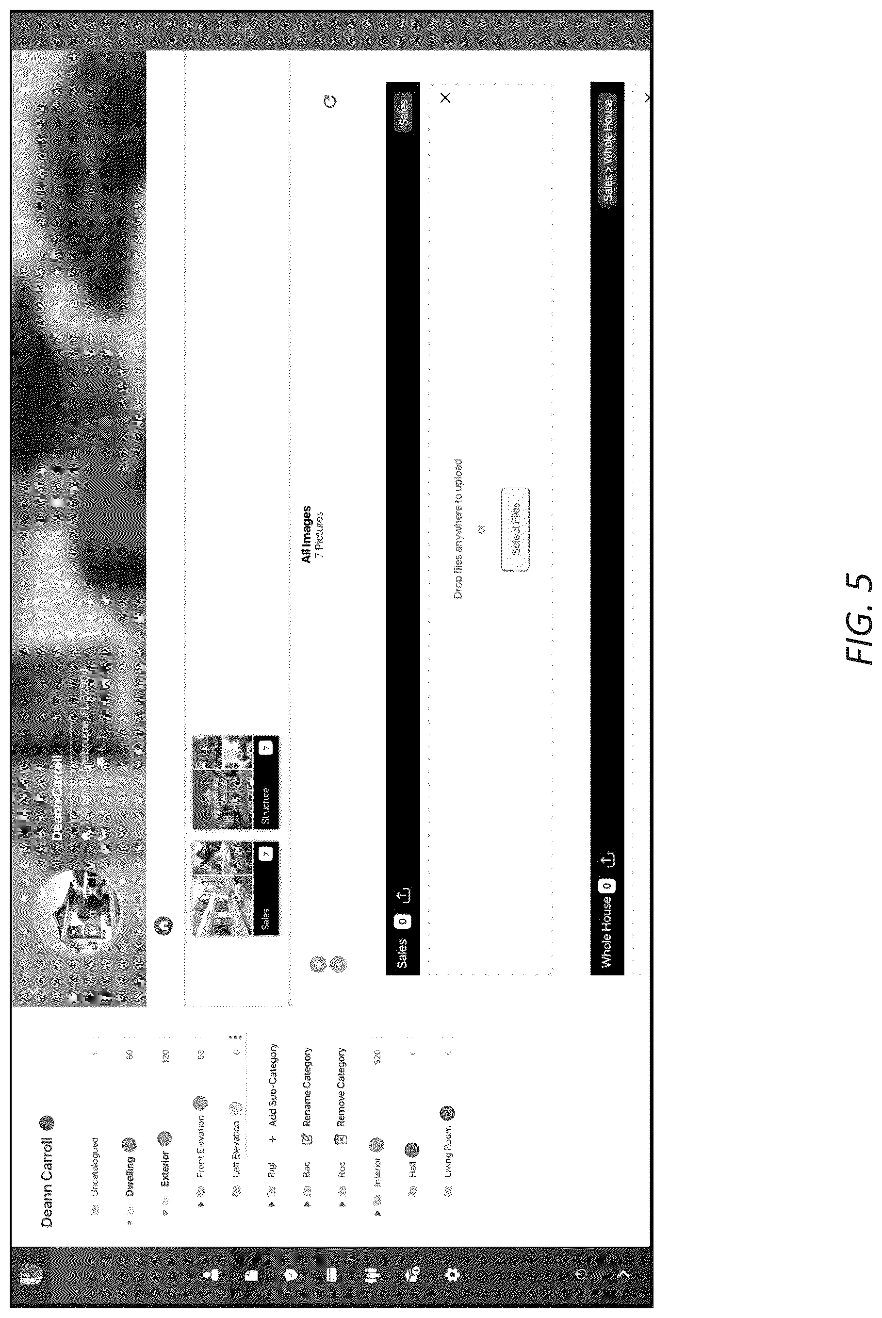 Patent US12619343 Figure 6 – Inspection templates and administrative controls